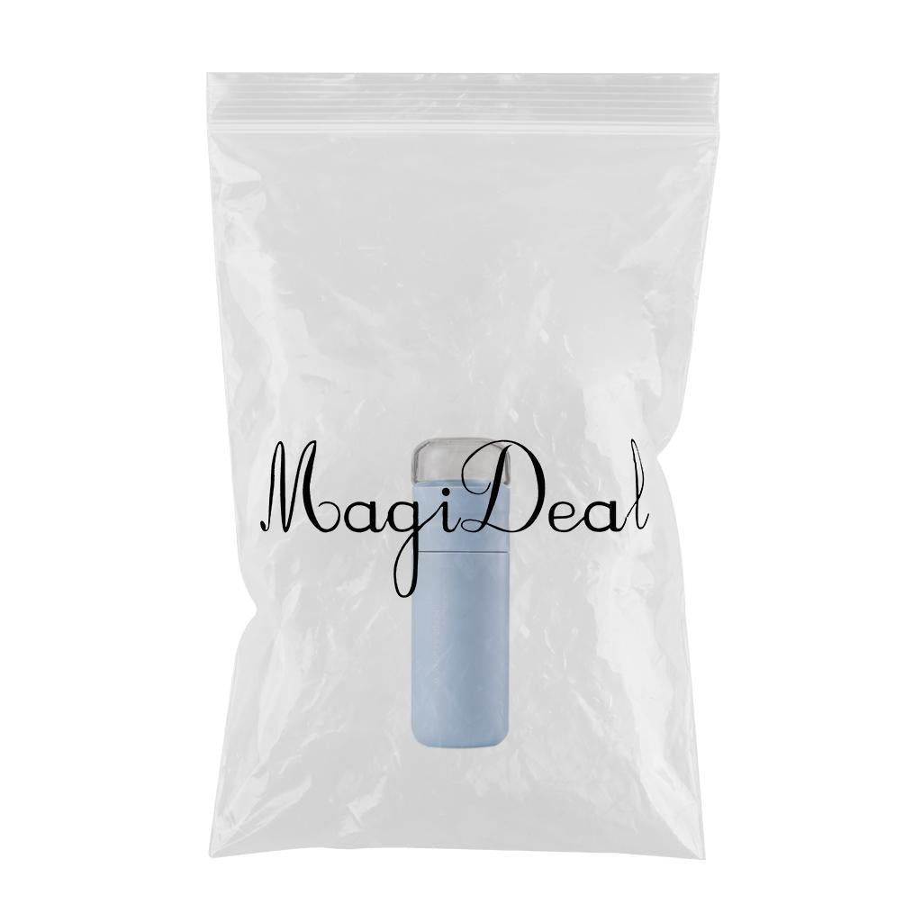 Insulated Bottle Leakproof with Glass Infuser Rotary Filtration for Home Blue