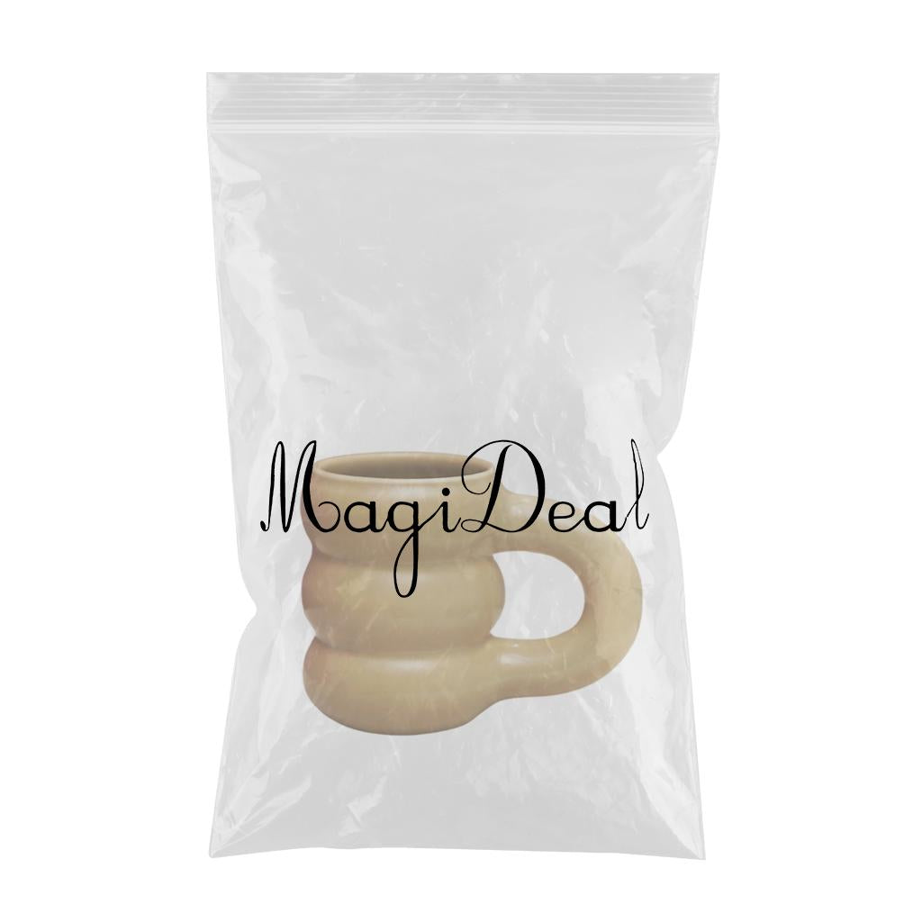 450ml Mug Tire Shaped Juice Mug Drinkware Large Capacity for Home Office Creamy yellow