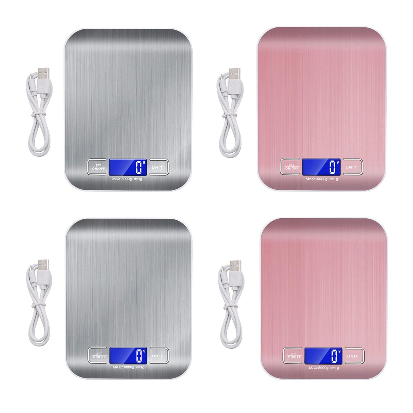 Portable Digital Electronic Kitchen Food Diet Postal Scale Gold 5kg 1g