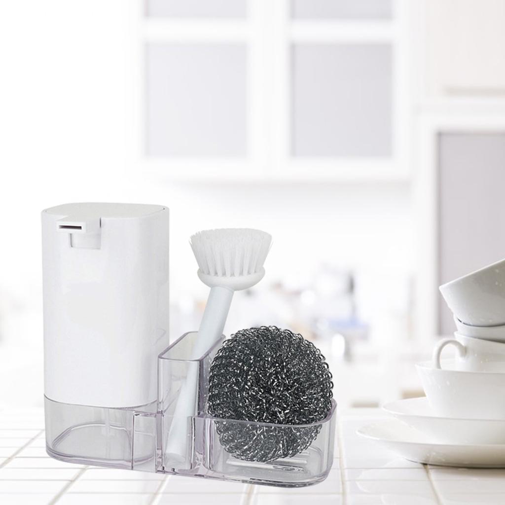 Soap Dispenser Detergent Bottle Household Storage Caddy Set for Bathroom