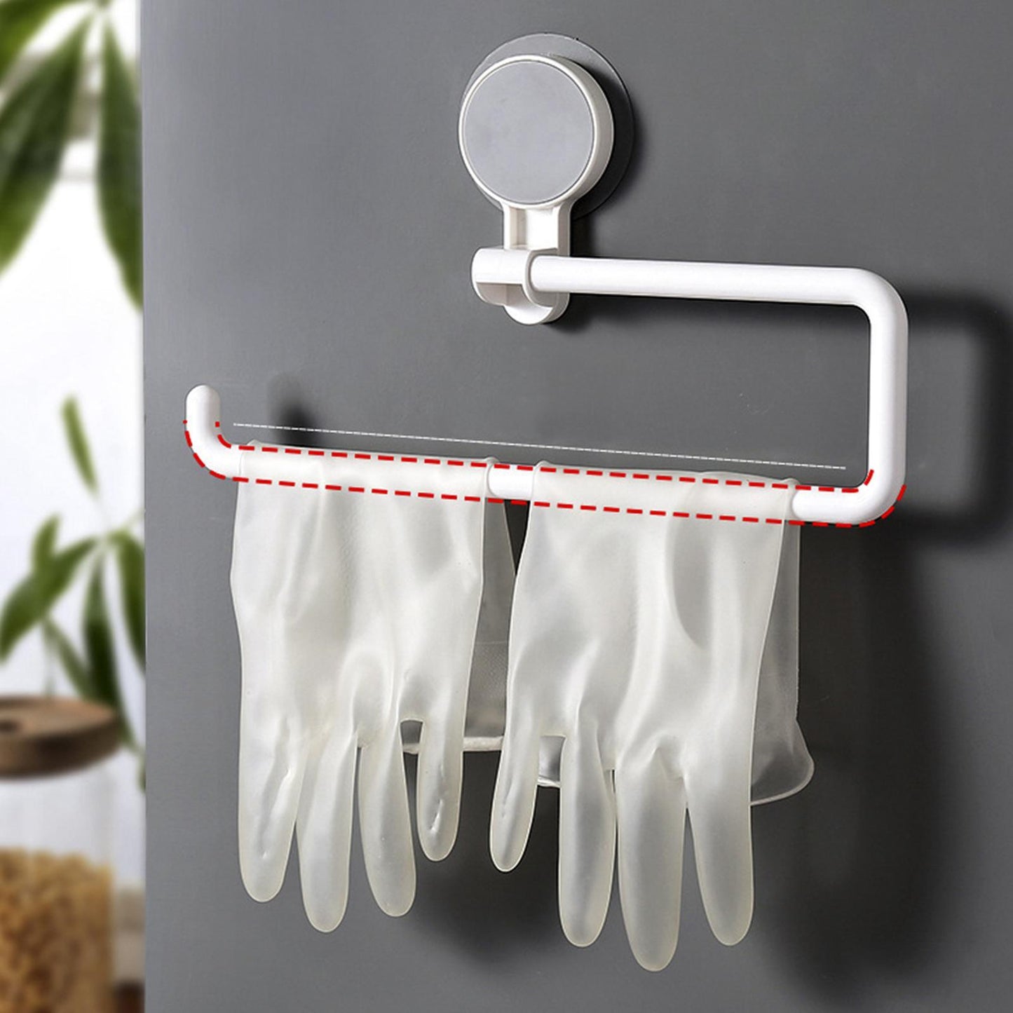 Gloves Holder Rack Tissue Dispenser Stand Bath Accessory Anti-scratching