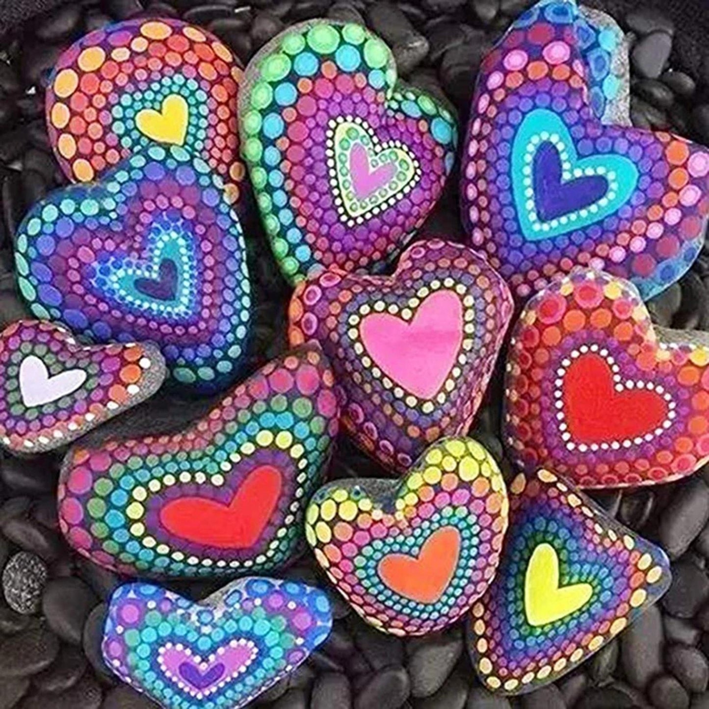 47Pcs Mandala Dotting Tools Art For Rock Painting Kit Dot Pen Paint Stencil