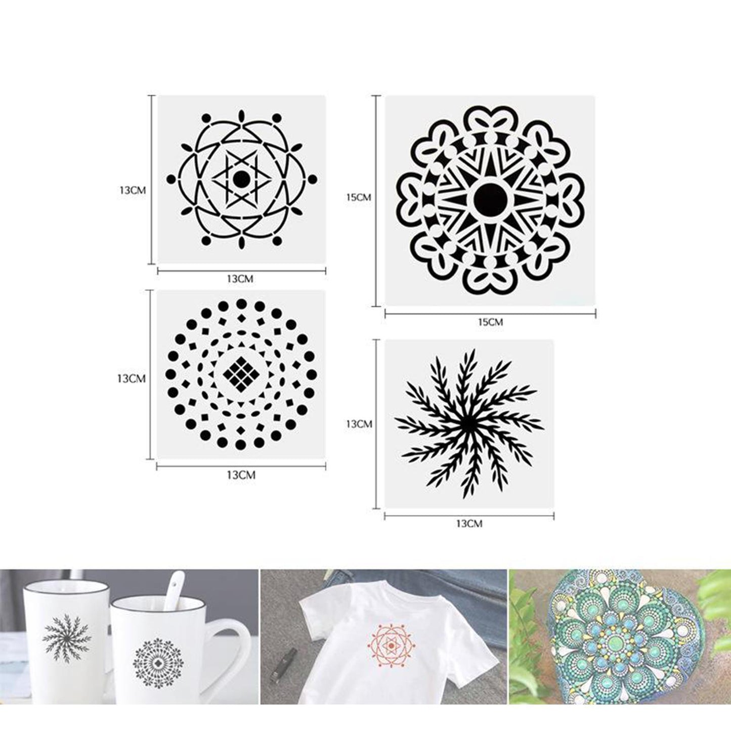 25PCS Mandala Dotting Tool Set Pen Dotting Stencil Ball Stylus Painting Tray