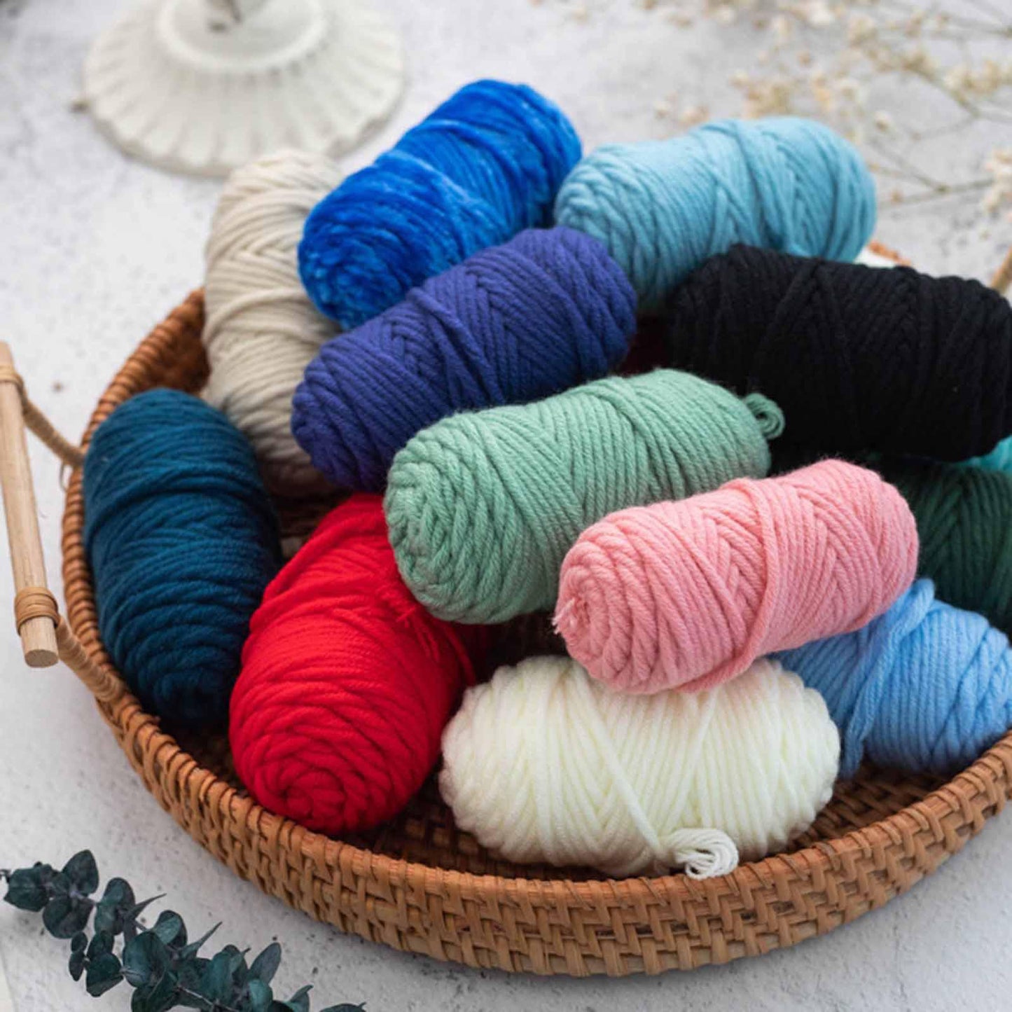 Moon Star Punch Needle Kit Soft Yarn DIY Needlework Embroidery Craft A