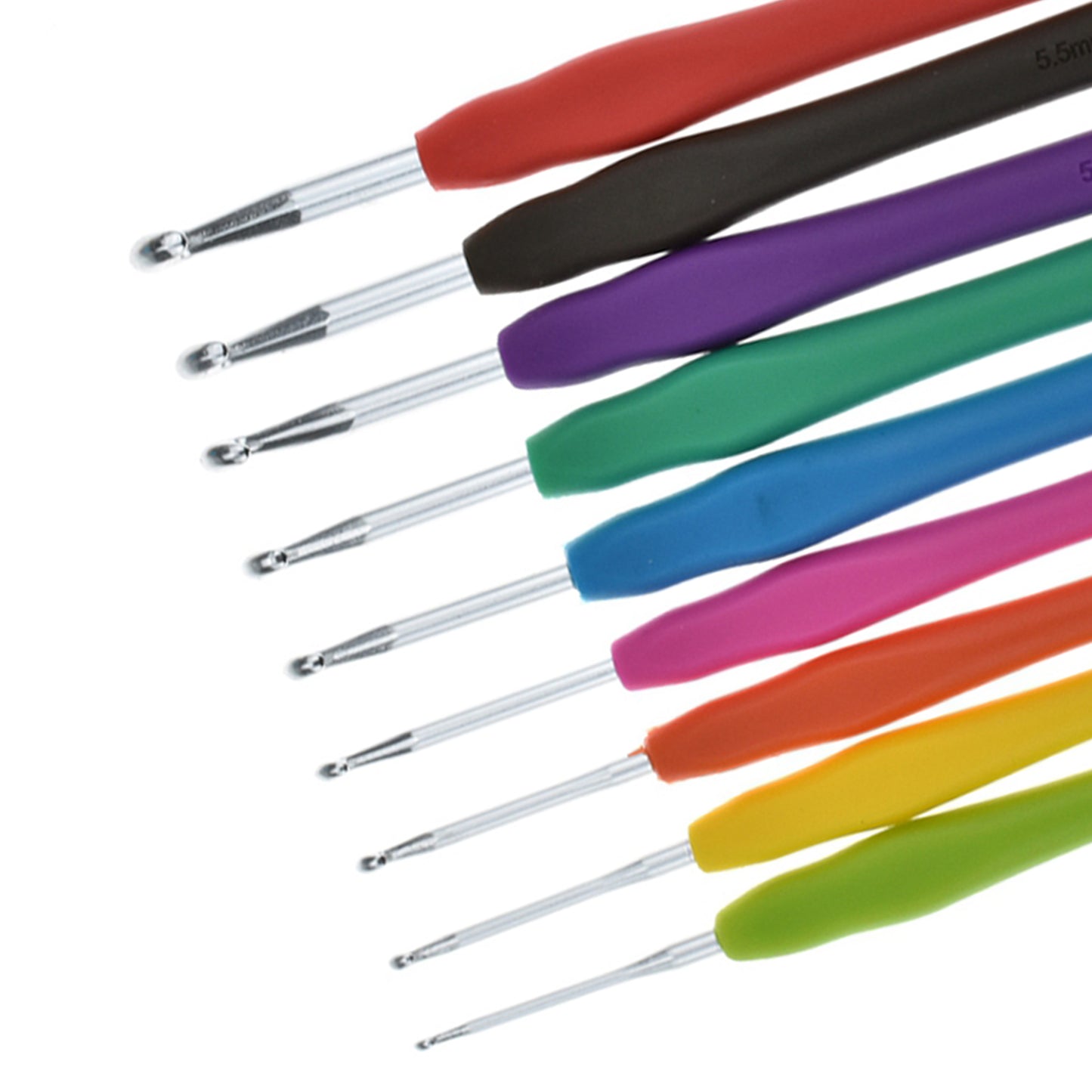 45PCS Crochet Hooks Knitting Needle Gauge Sewing Tool Set Peony