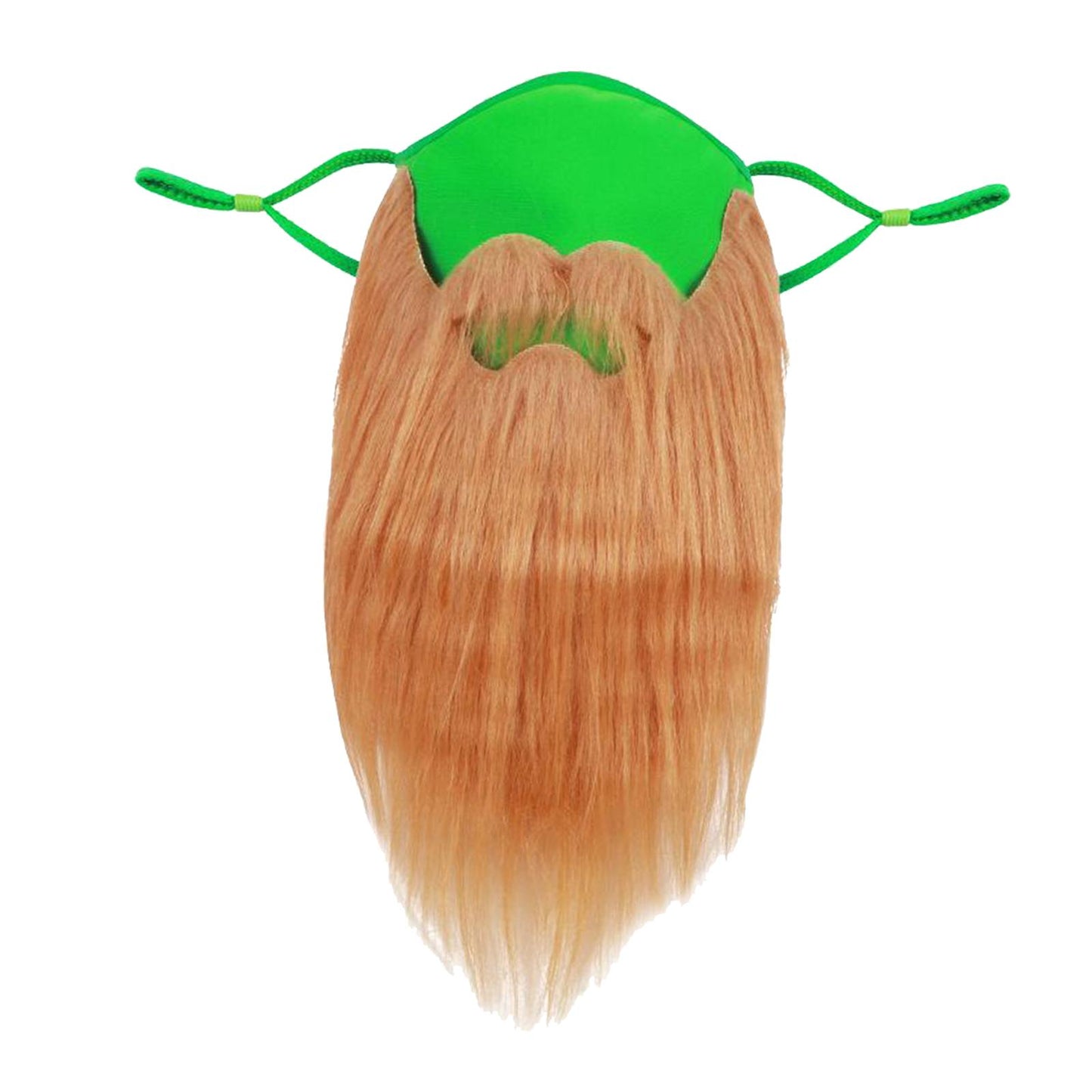 Fake Beard Face Cover St. Patrick's Day Leprechaun Props Brown