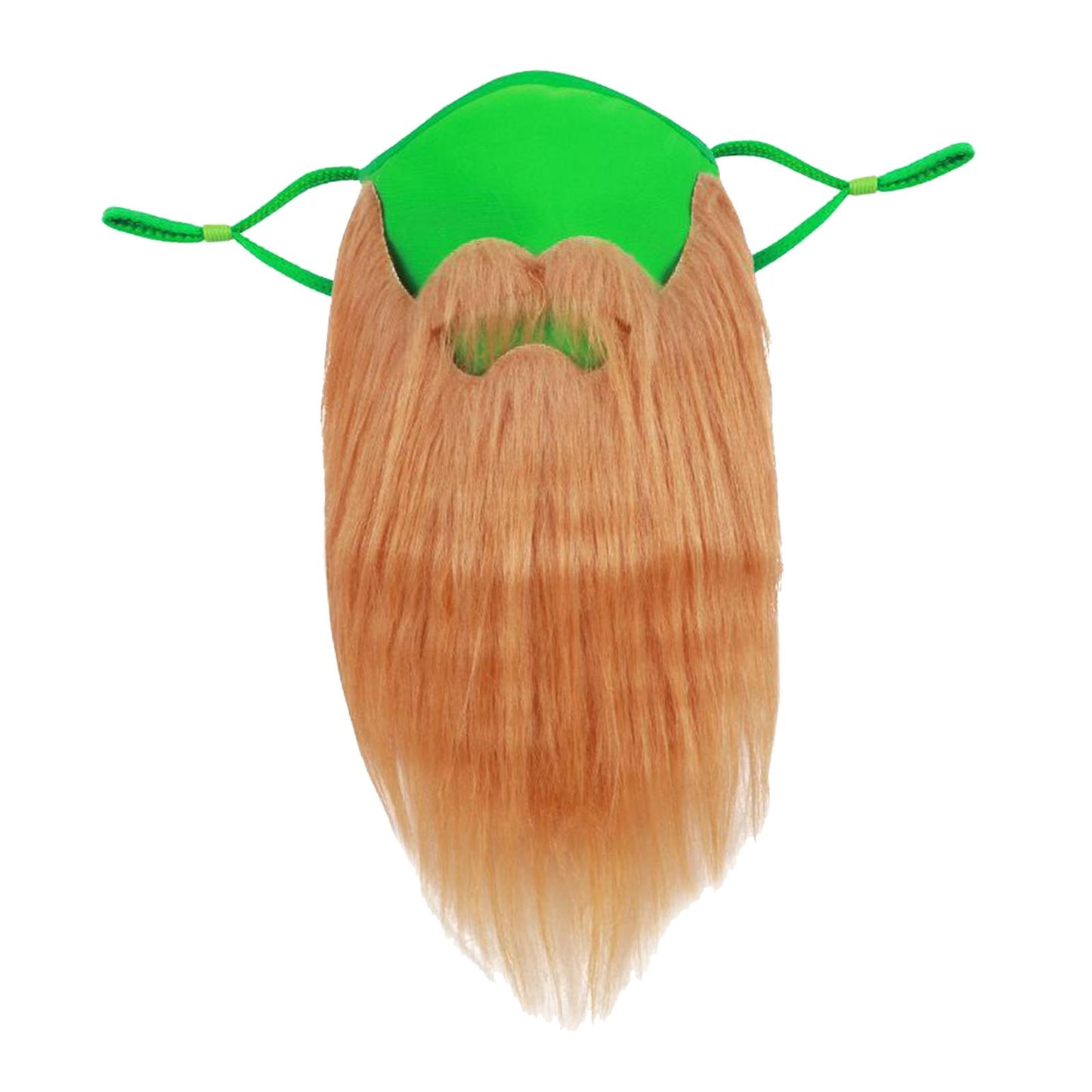 Fake Beard Face Cover St. Patrick's Day Leprechaun Props Brown