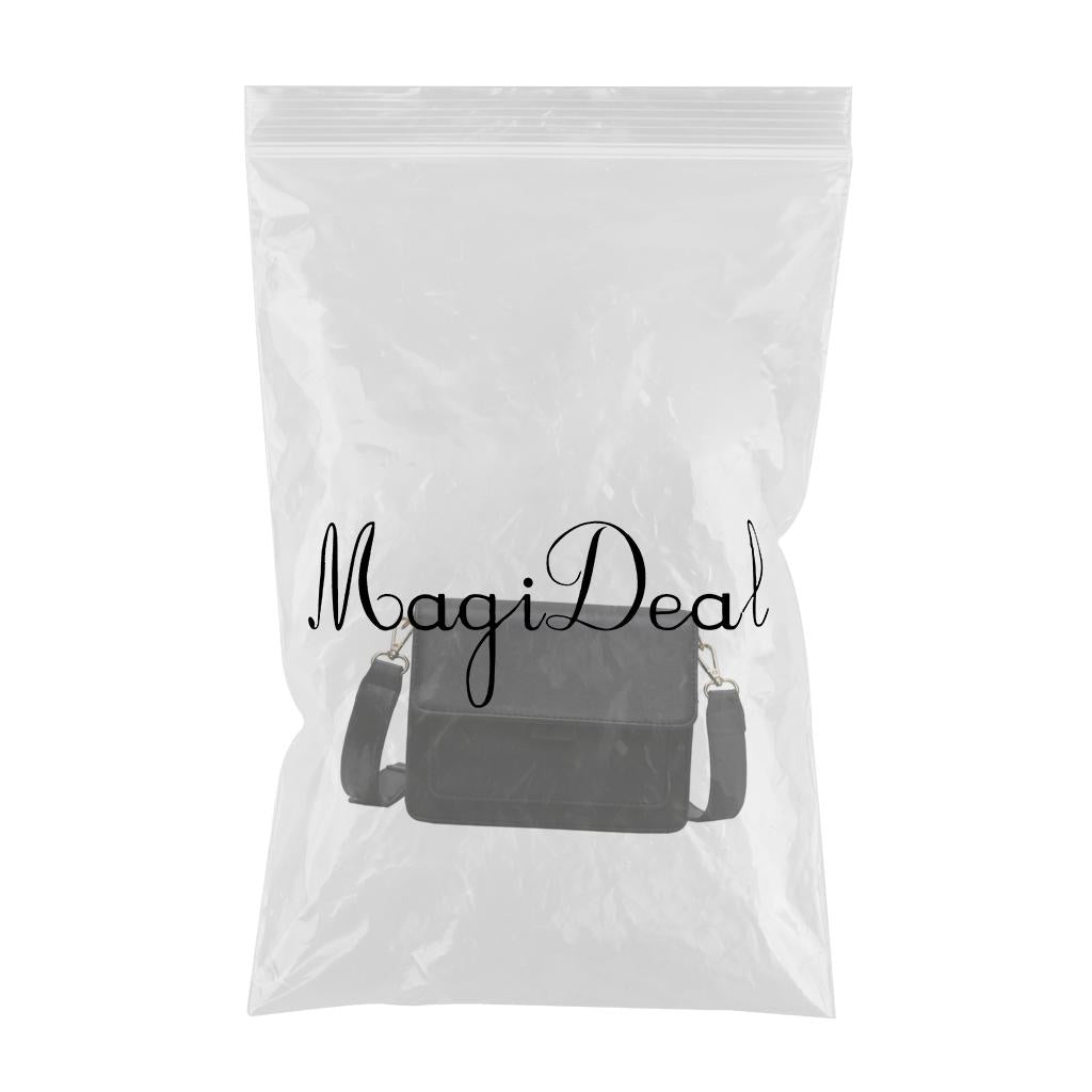 Mini Waterproof PU Leather Small Square Bag Shoulder Bags for Lady Girls Black