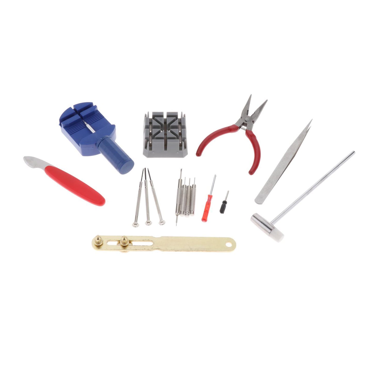 16pcs Watch Repair Kit Watchmaker Back Case Opener Strap Link Pin Remover