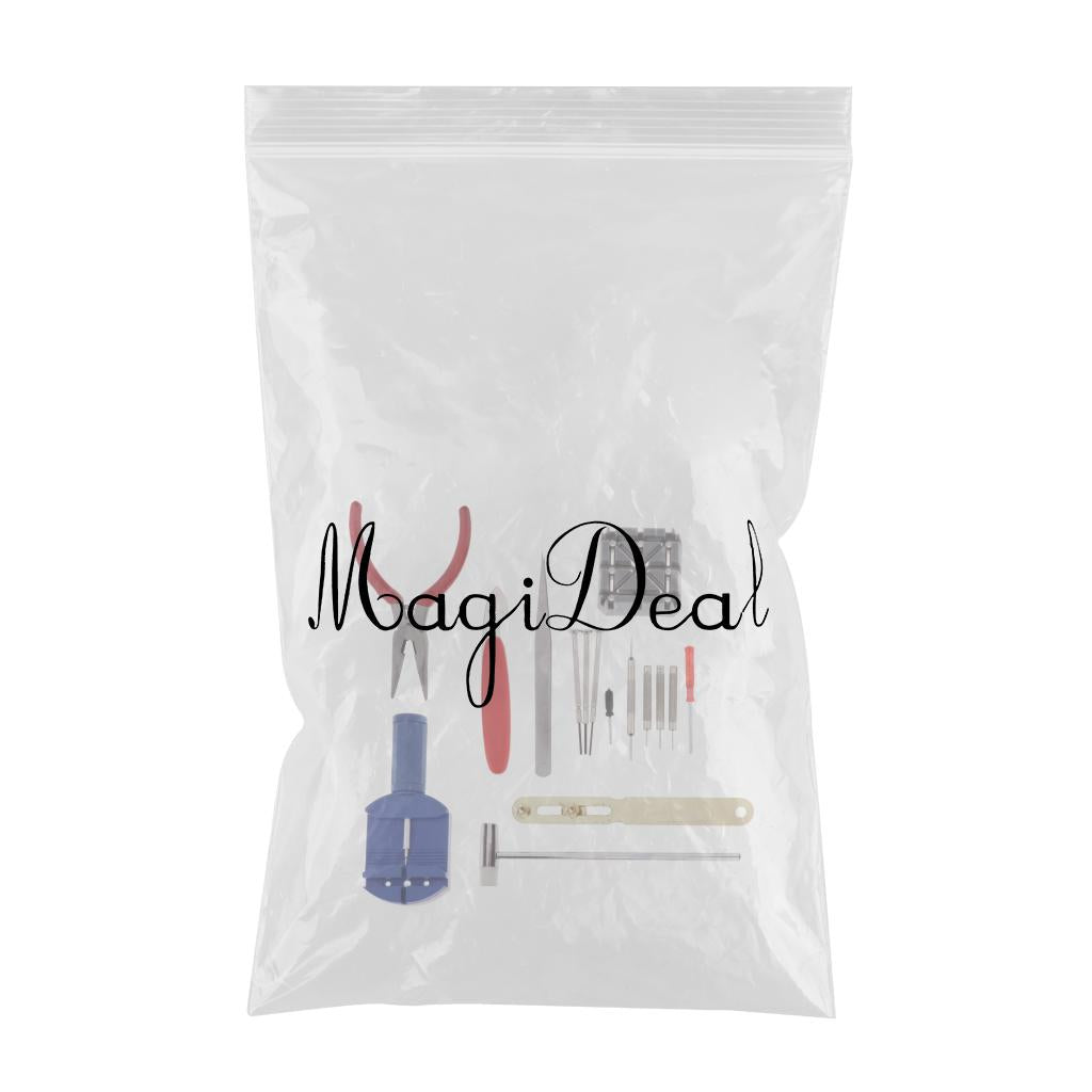 16pcs Watch Repair Kit Watchmaker Back Case Opener Strap Link Pin Remover