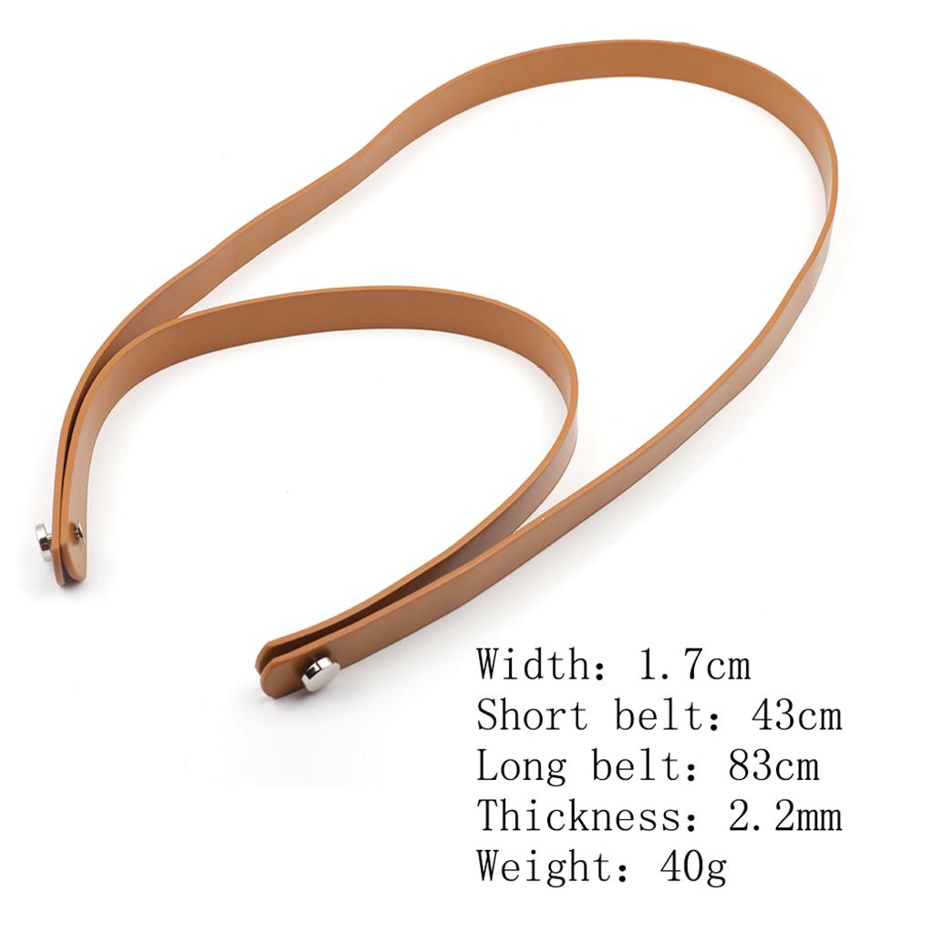 Leather Purse Chain Strap Handle Shoulder Crossbody Bag Handbag Brown