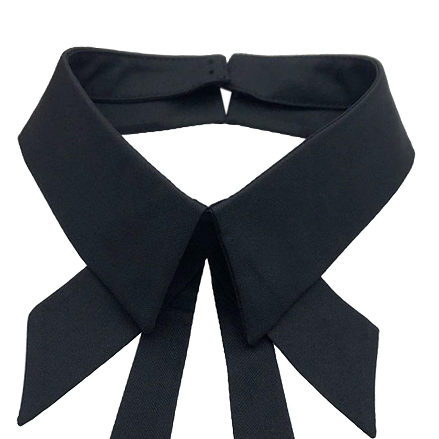 Classic Fake Collar Bowknot Shirt Detachable Cardigan Dickey Neckline Black