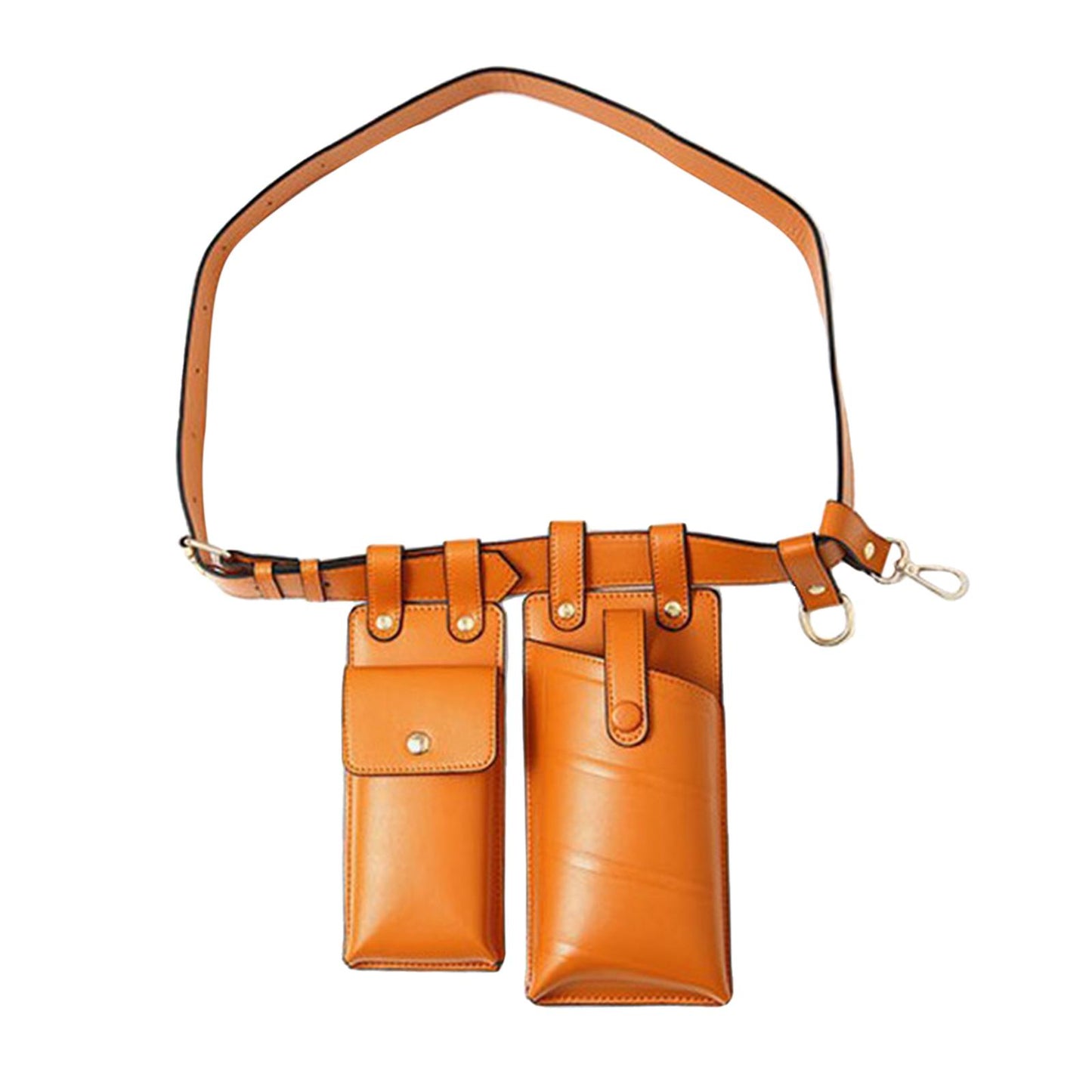 Waist Bag Crossbody Phone Pouch Fanny Pack Purse Designer Hip Pocket Brown