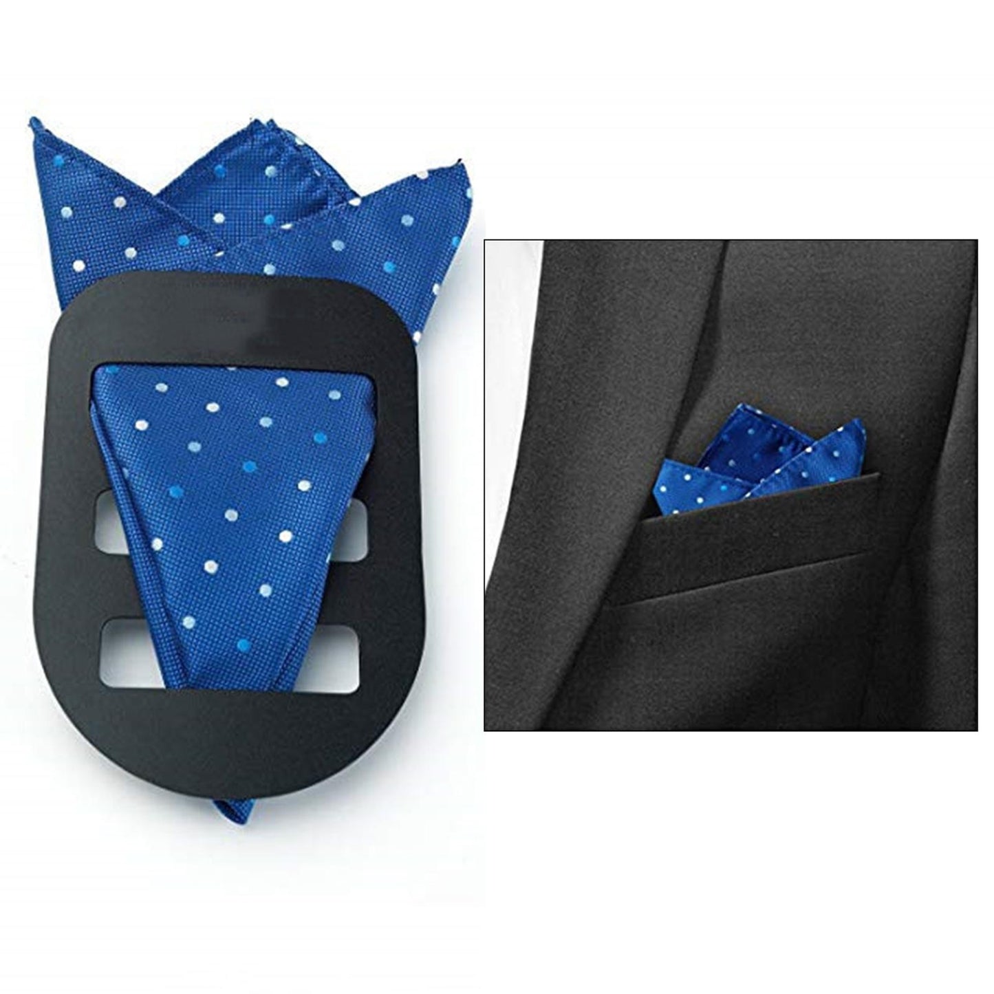 3x Pocket Square Holder Handkerchief Pocket Square Organizer