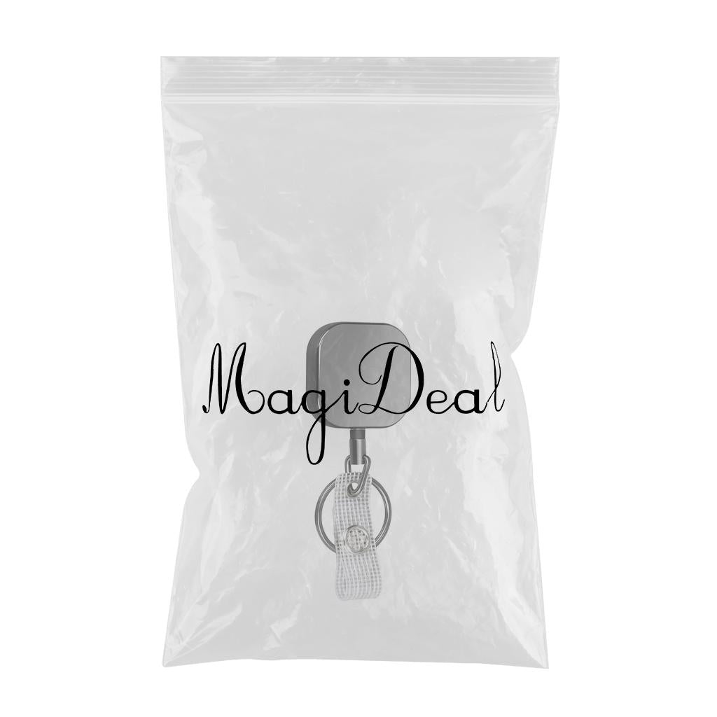 Retractable Badge Holders for Card Keychain Badge Holder Square