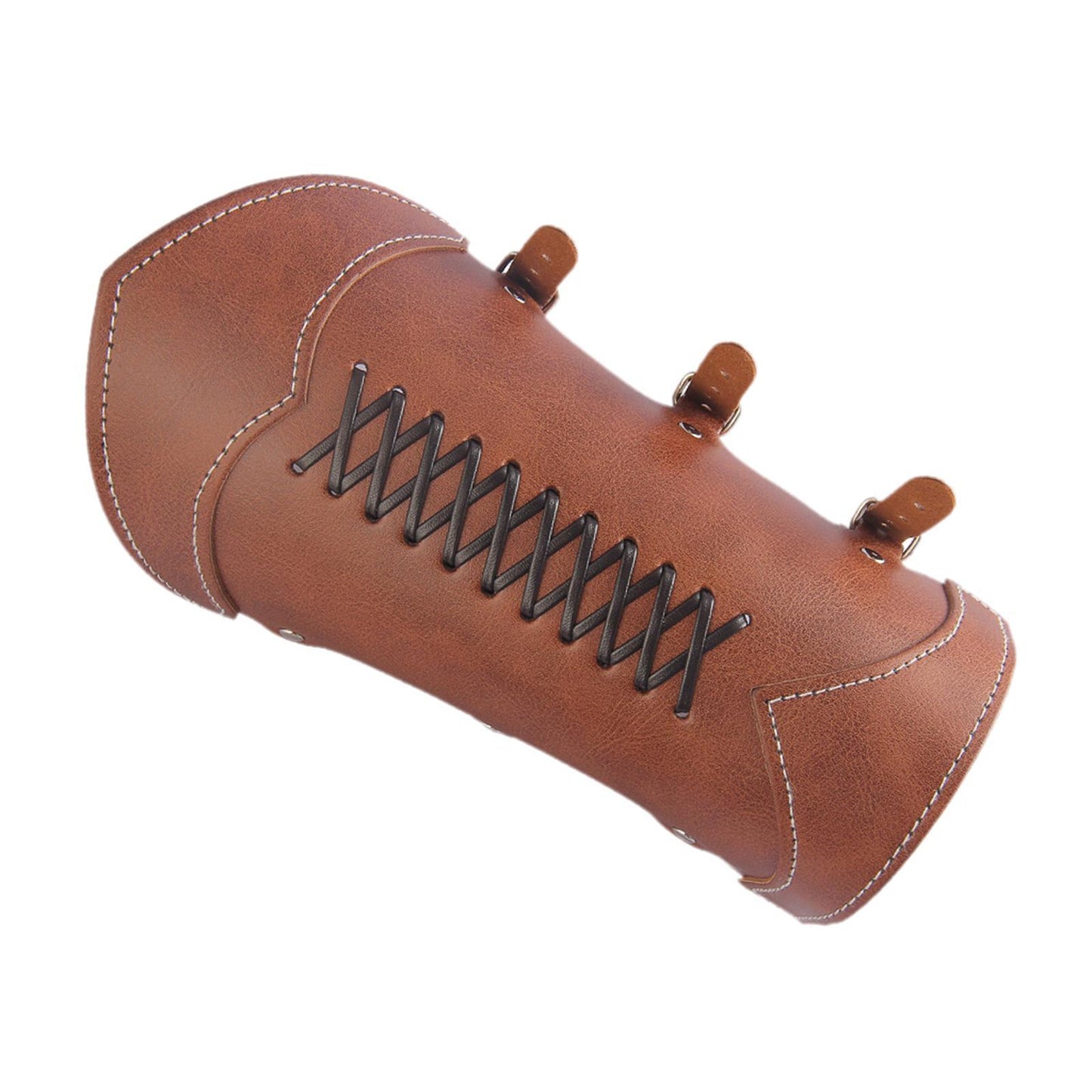 Gauntlet Medieval Costume Bracers Cosplay Horsing Riding Men Women Coffee