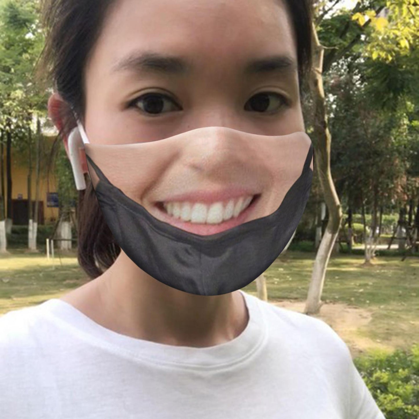 Funny Face Mask Breathable Washable Mouth Protection Reusable Mouth Mask F