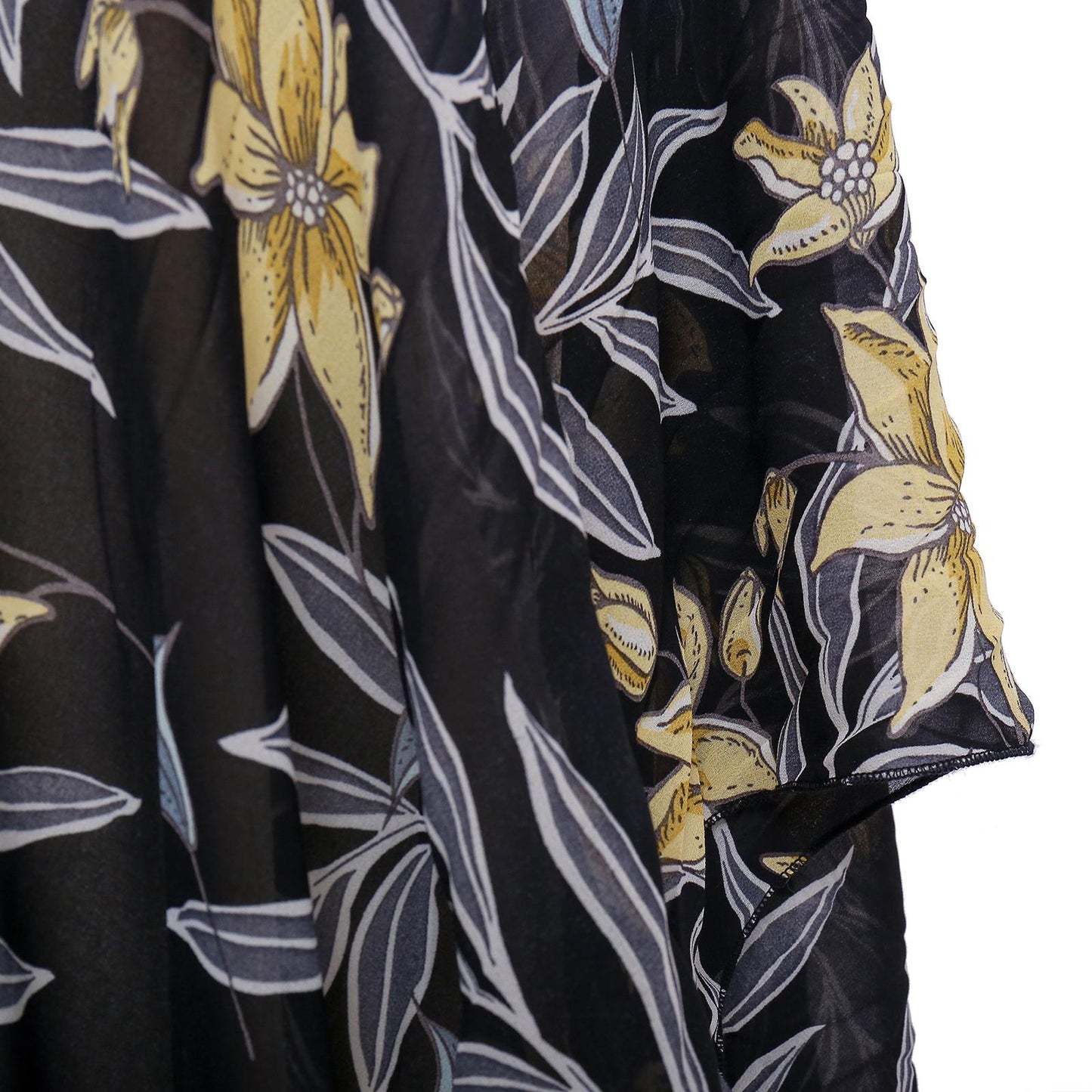 Lady Floral Coat Sun Protection Cardigan Cape Chiffon Top Beach Cover Up New