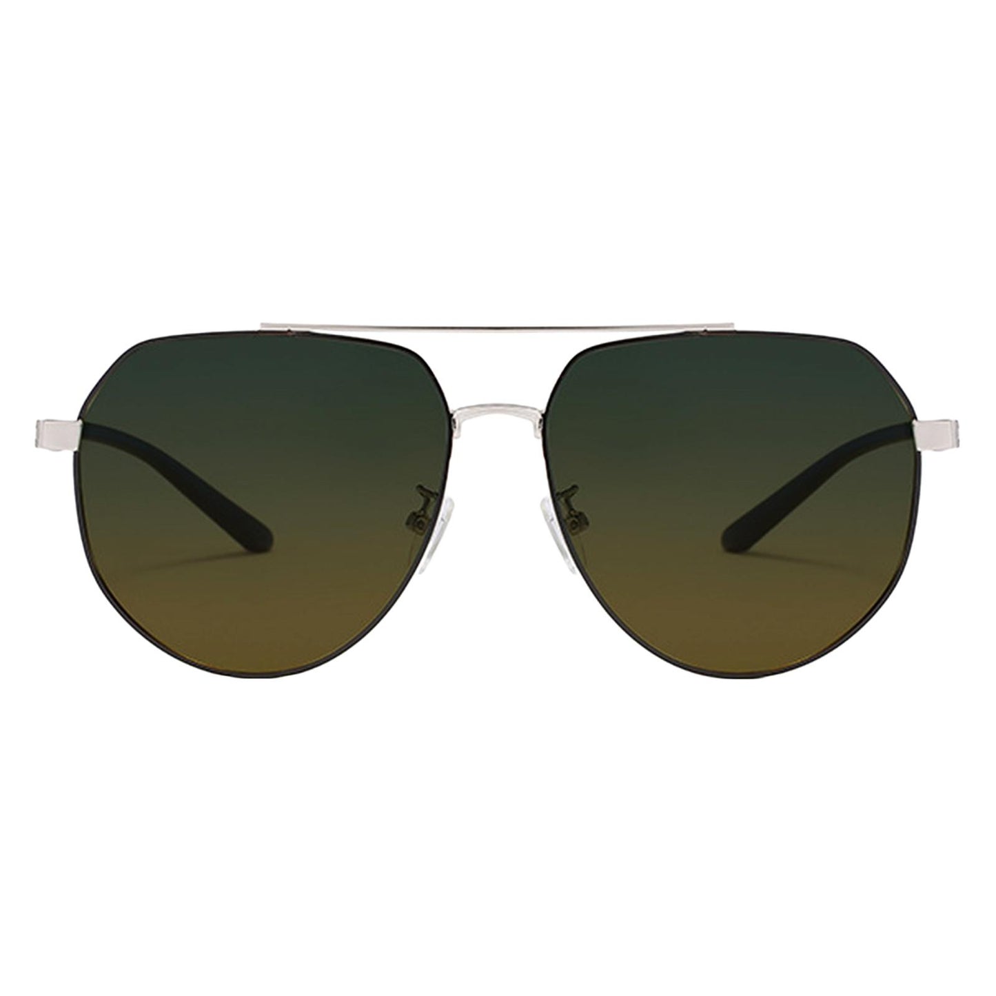 Polarized Sunglasses for Men Sport Cycling Driving Glasses Lightweight black silver