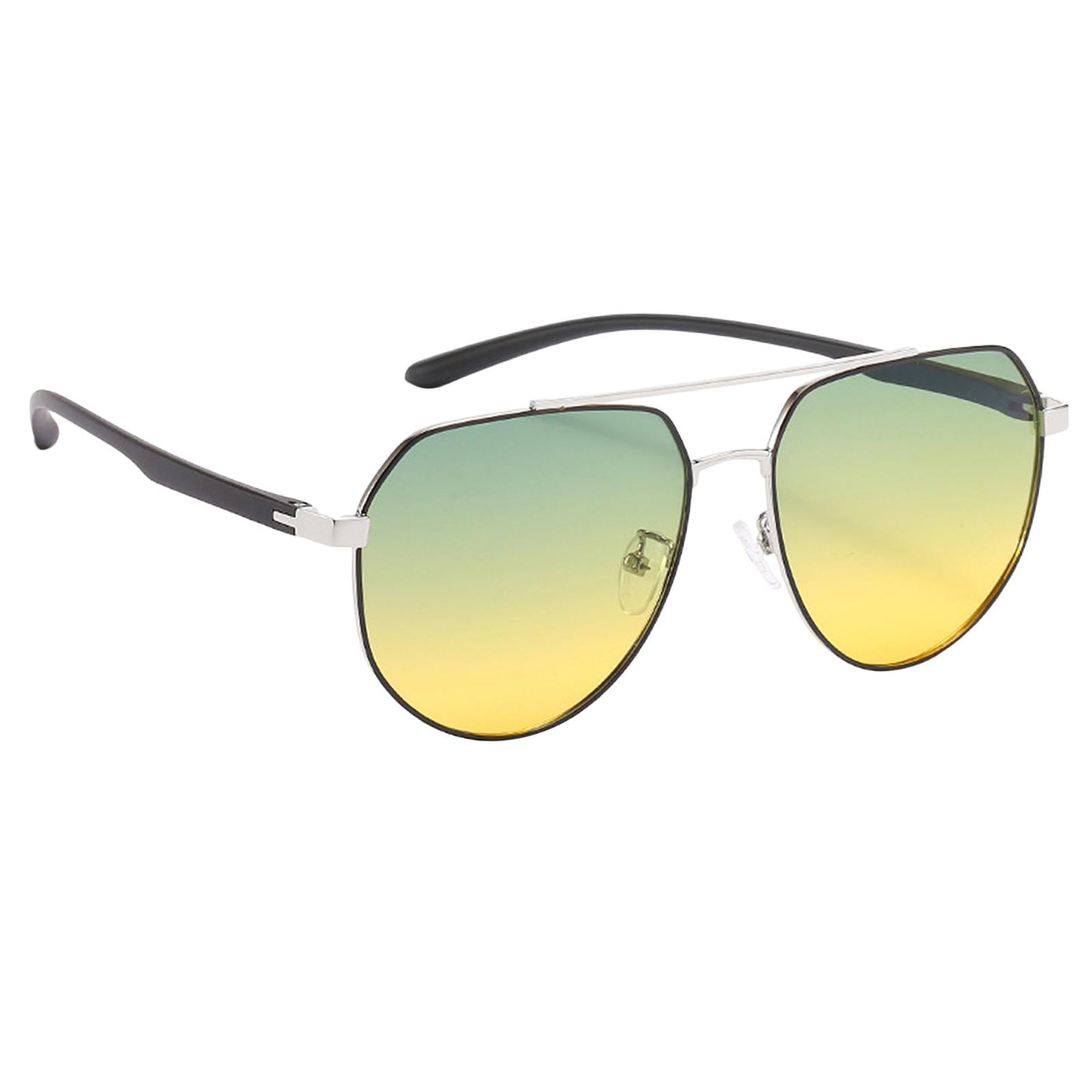 Polarized Sunglasses for Men Sport Cycling Driving Glasses Lightweight black silver