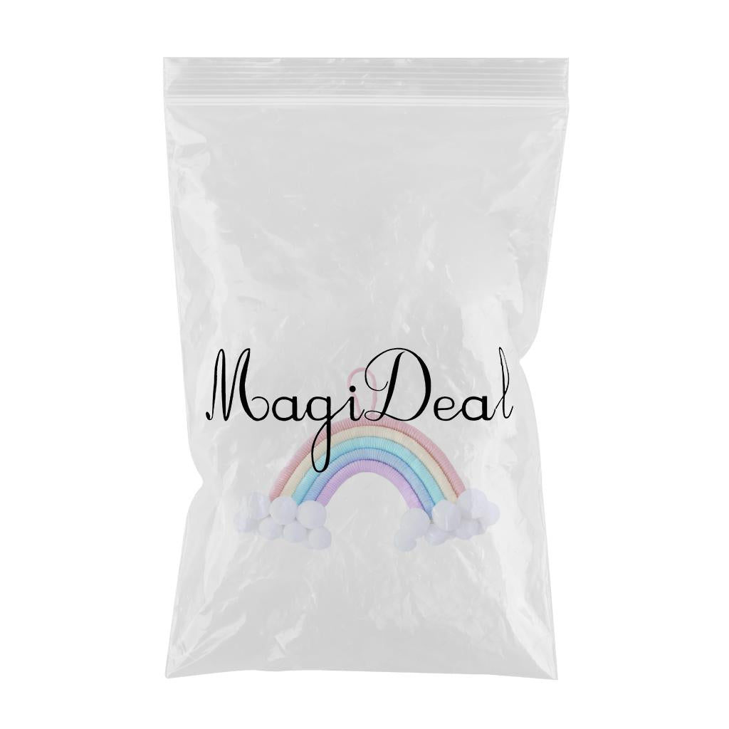 Hand Woven Rainbow Tapestry Cotton Yarn Hanging Bedroom Home Decor Craft A