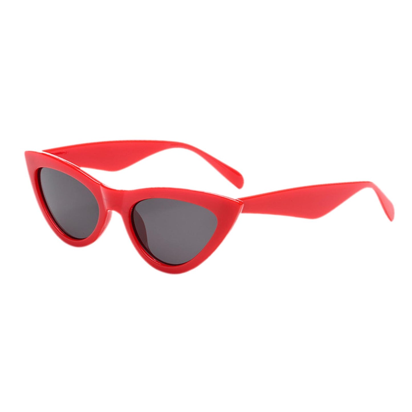 Riding Glasses Fishing Glasses Retro Vintage Cateye Sun Glasses for Women Red