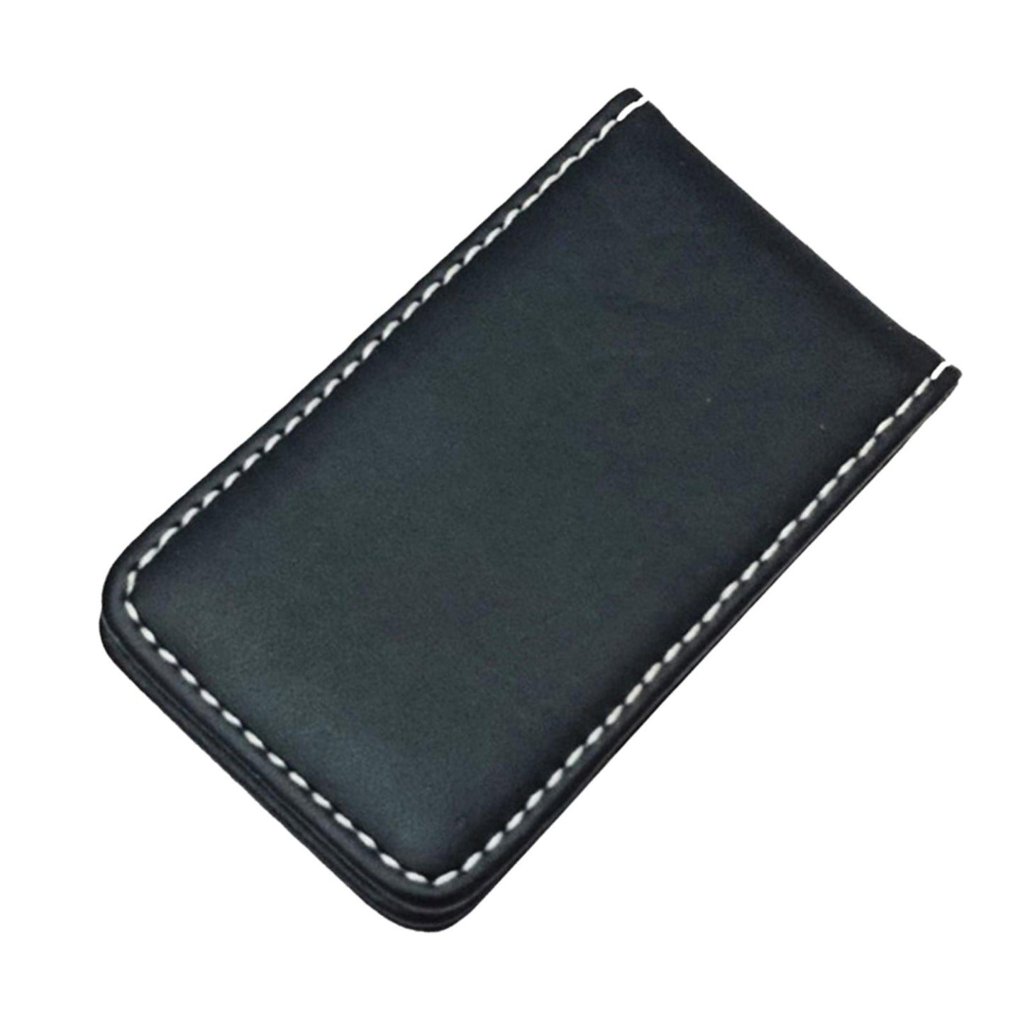Magnetic Money Clip Dollar Cash Clamp Card Holder Wallet Black_80x46x8mm