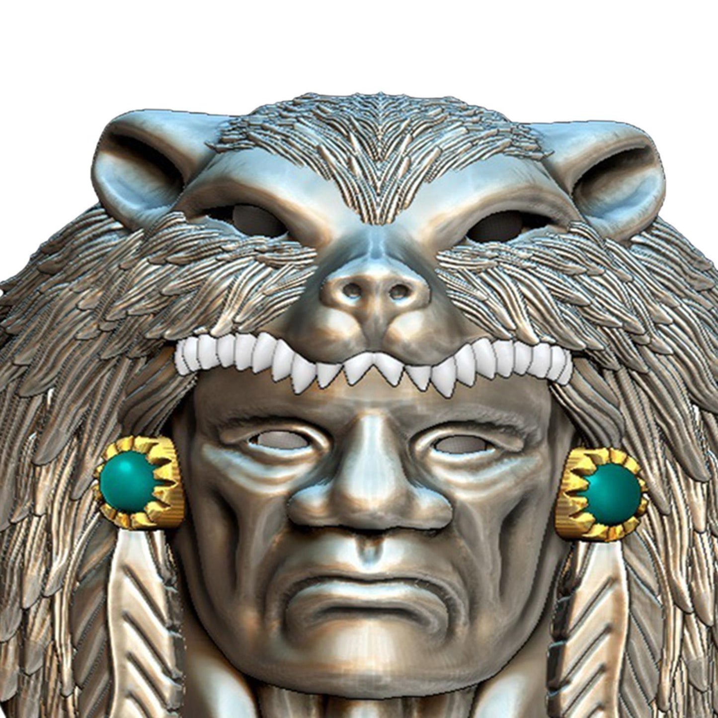Vintage Style Werewolf Rings for Men Hip Hop Party Jewelry Punk Ring Gift 10