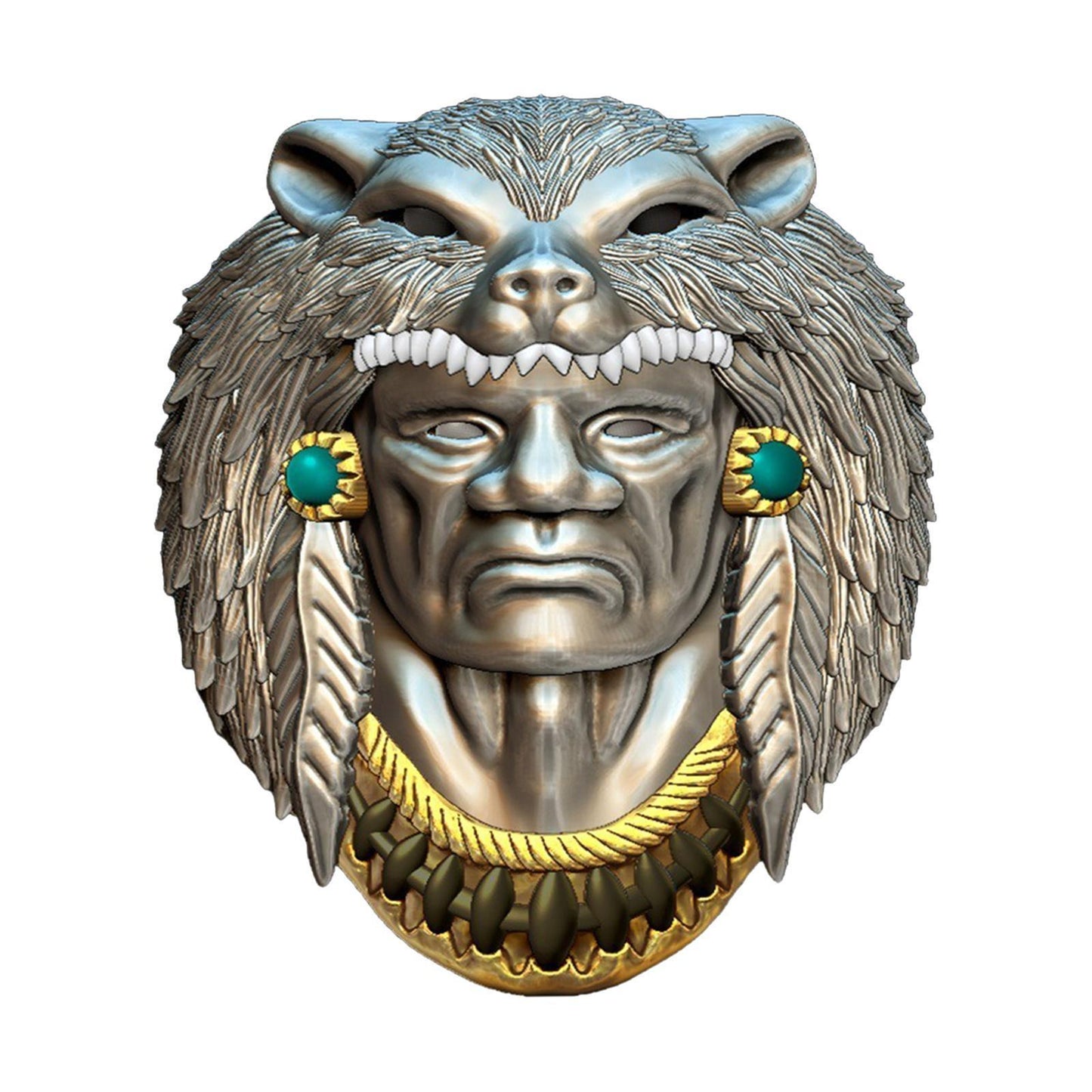 Vintage Style Werewolf Rings for Men Hip Hop Party Jewelry Punk Ring Gift 10