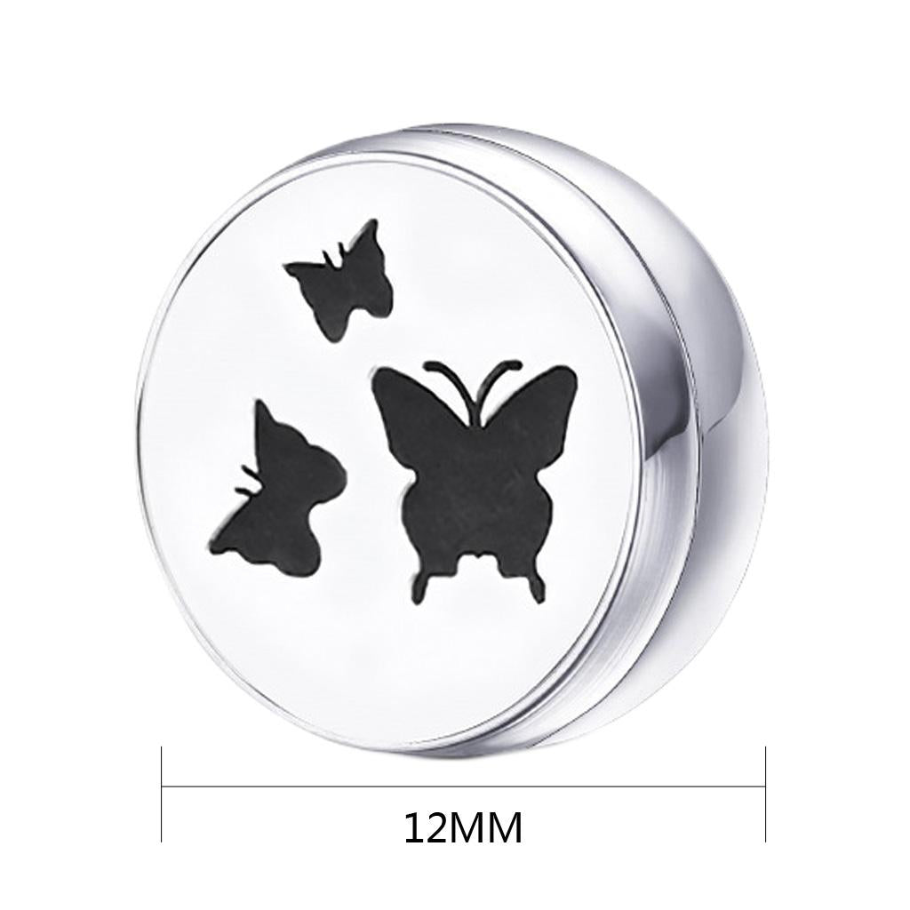 Stainless Steel Essential Oil Diffuser Locket Button for Face Mask WIFI