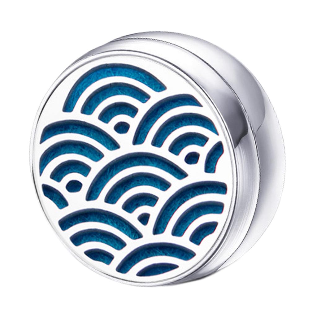 Stainless Steel Essential Oil Diffuser Locket Button for Face Mask Butterfly