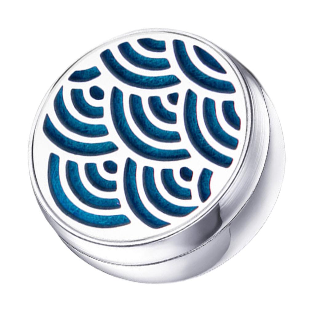 Stainless Steel Essential Oil Diffuser Locket Button for Face Mask Butterfly