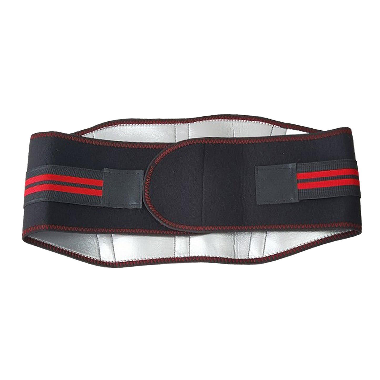 Weight Loss Waist Trainer Slimming Trimmer Belt Strap Red Silver XL