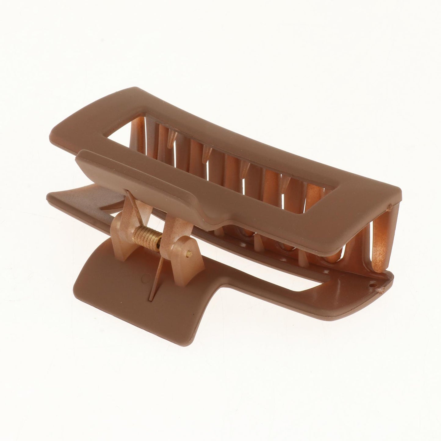 Women Hair Claw Clip Clamp Thick Hair Butterfly Ponytail Holder Matte Khaki