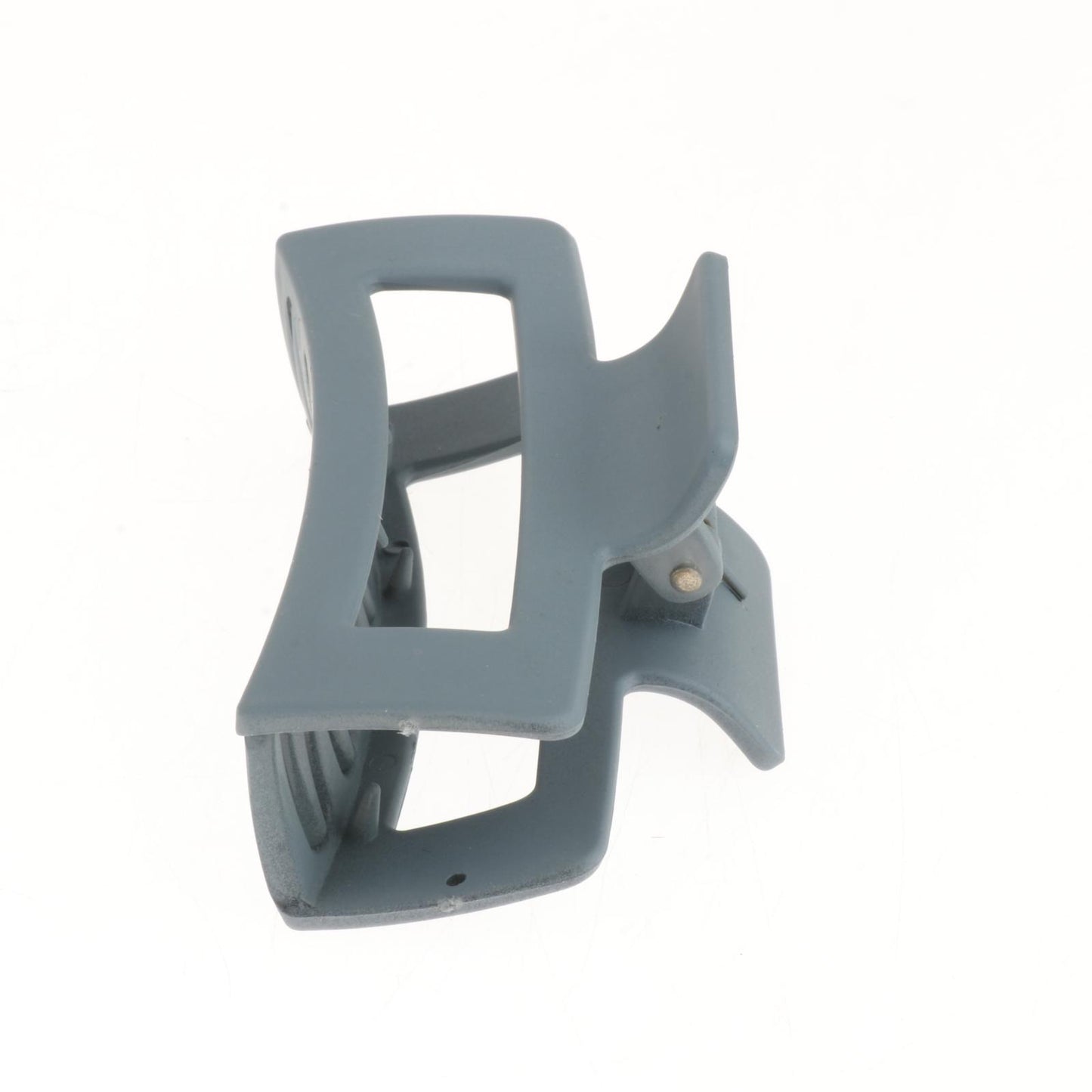 Women Hair Claw Clip Clamp Thick Hair Butterfly Ponytail Holder Matte Grey