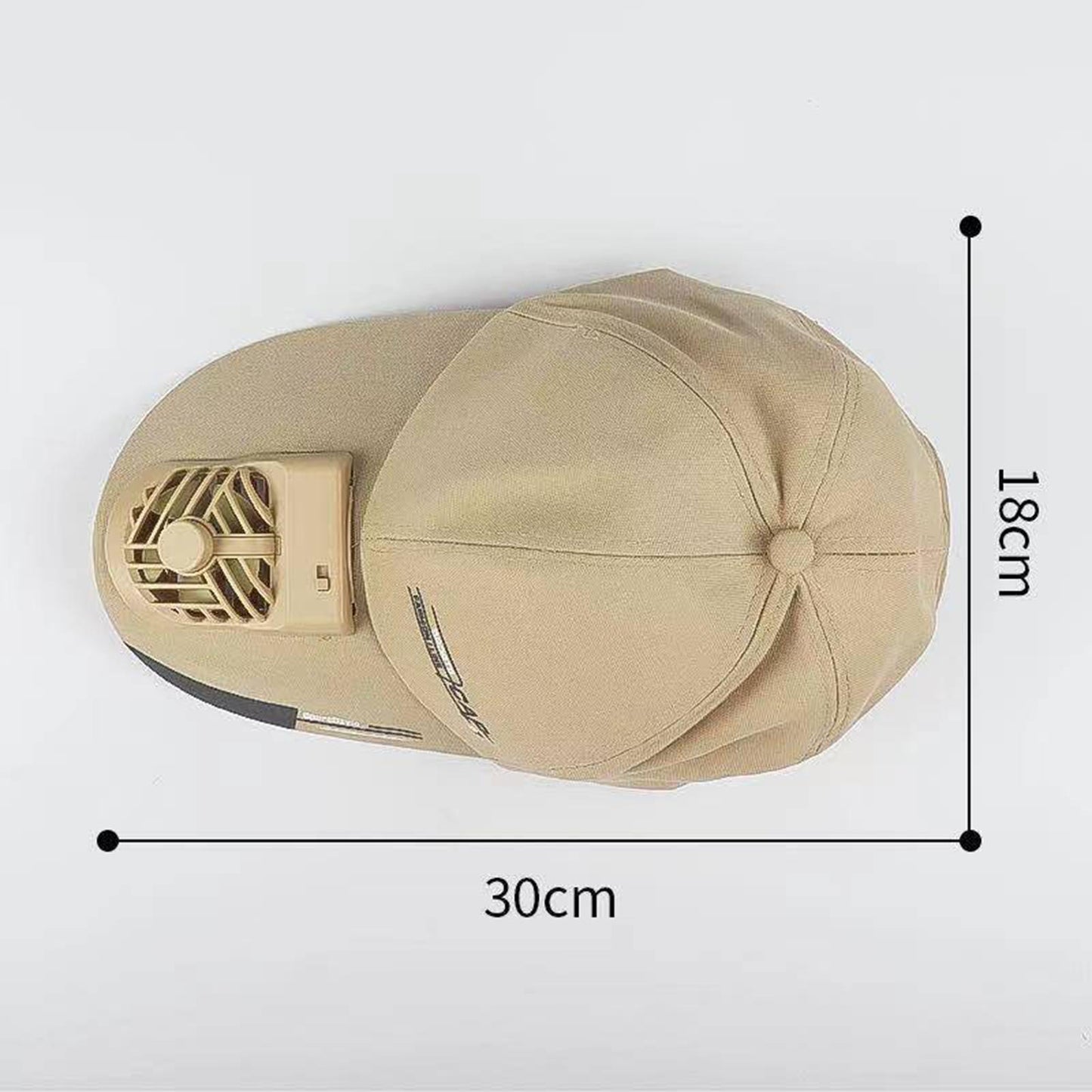 Outdoor Cooling Fan Hat Baseball Cap Sun Hat Outdoor Camping Wine Red