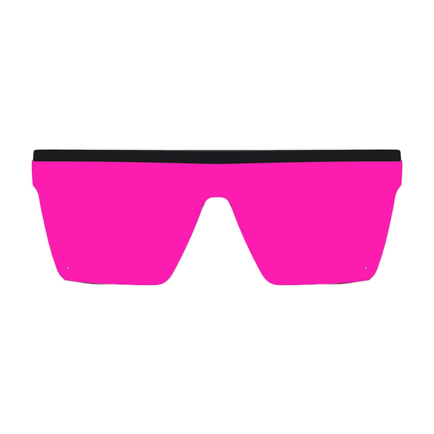 Trendy Frame Retro Square Sunglasses Women Men Large Flat Top Shades Unisex