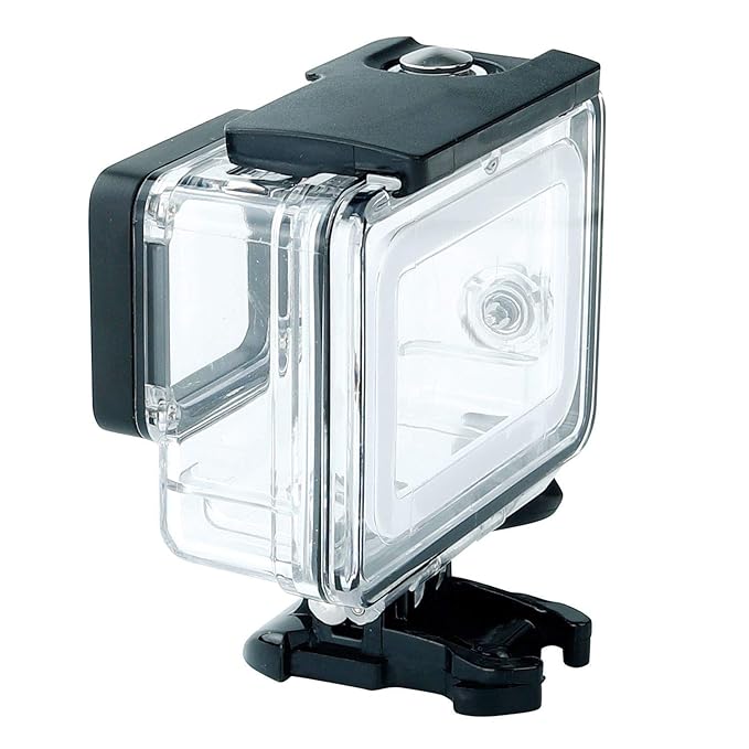 UNIQKART Underwater Housing Waterproof Case Diving Protective Shell Accessories Replacement Cover with Bracket for GoPro Hero7 Black, Hero 6, Hero 5 Action Camera