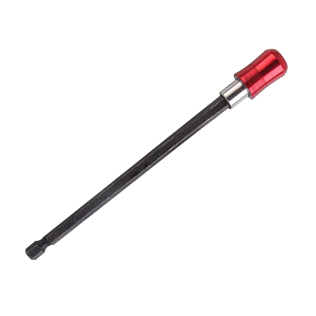 1/4 Hex Shank Quick Release Magnetic Holder Extension 150mm Red"