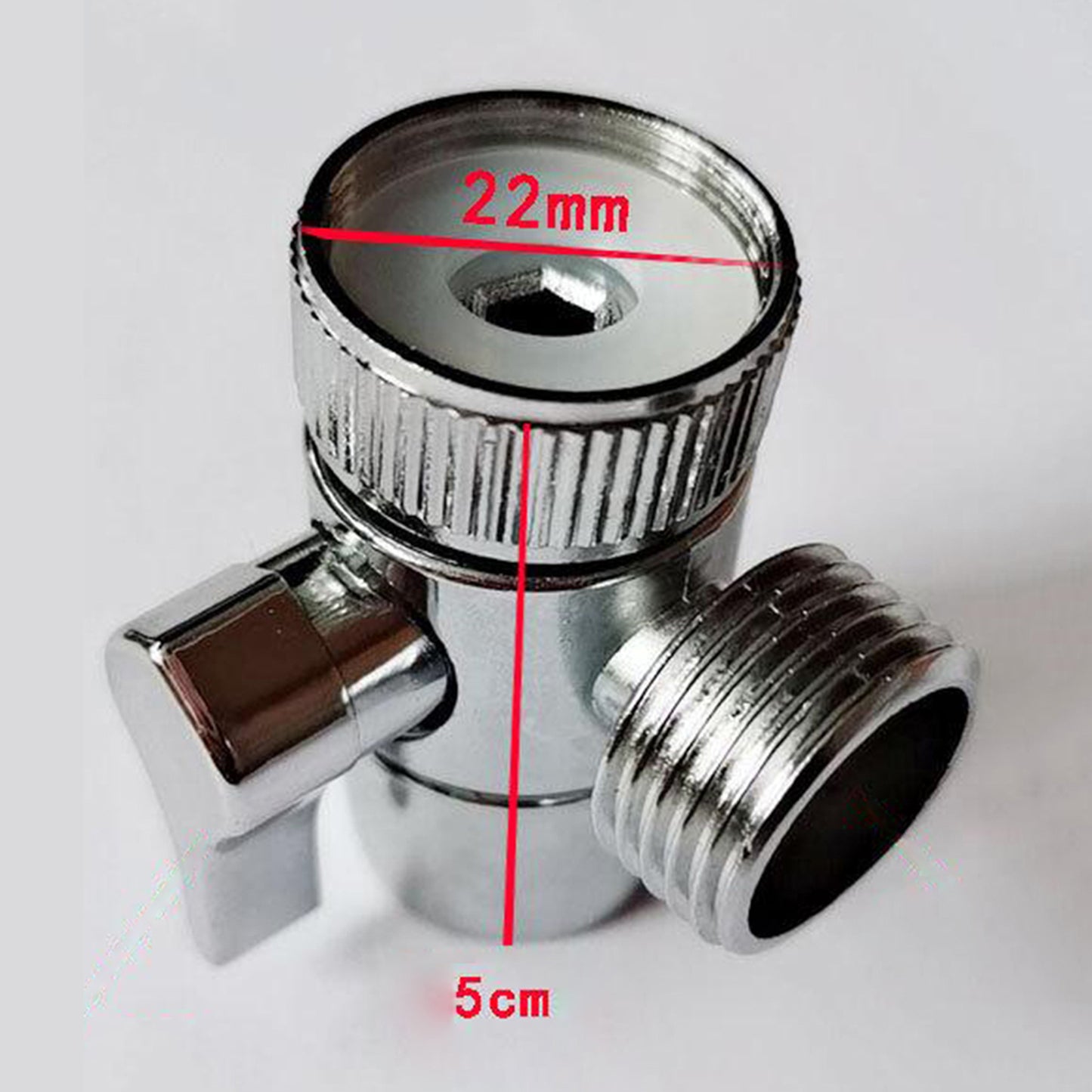 22mm Shower Head Diverter Valve Faucet Adapter Splitter Style A