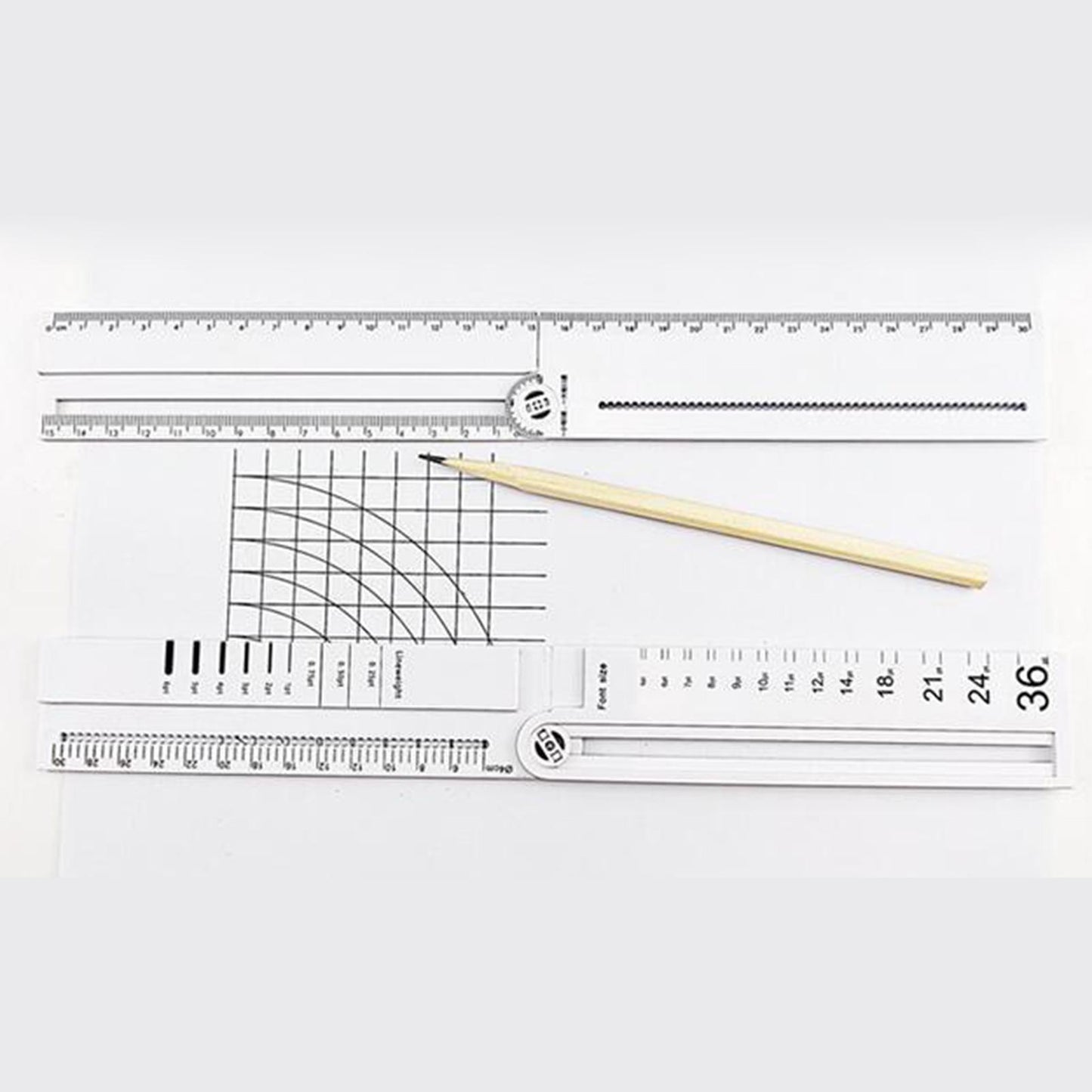 Digital Angle Finder Protractor 12 Inch Angle Inclinometer Plastic Ruler