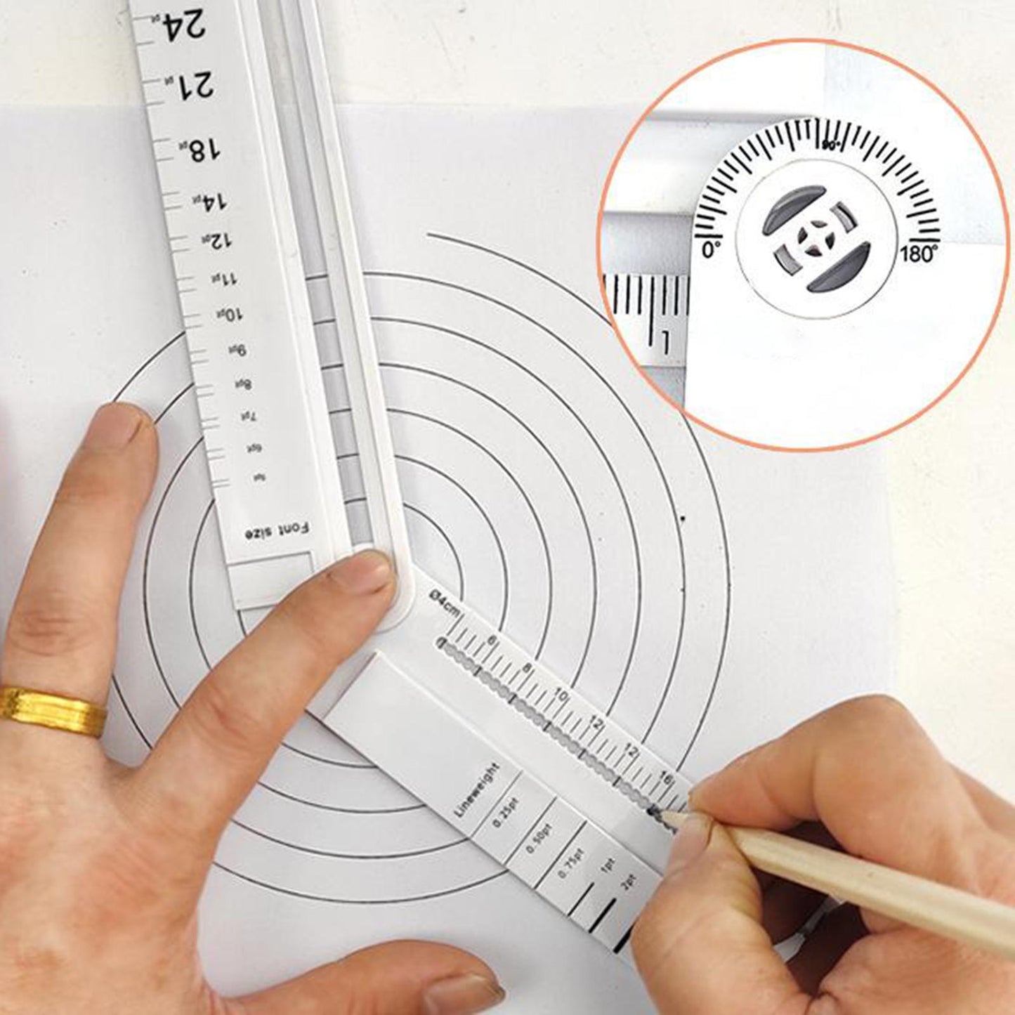 Digital Angle Finder Protractor 12 Inch Angle Inclinometer Plastic Ruler