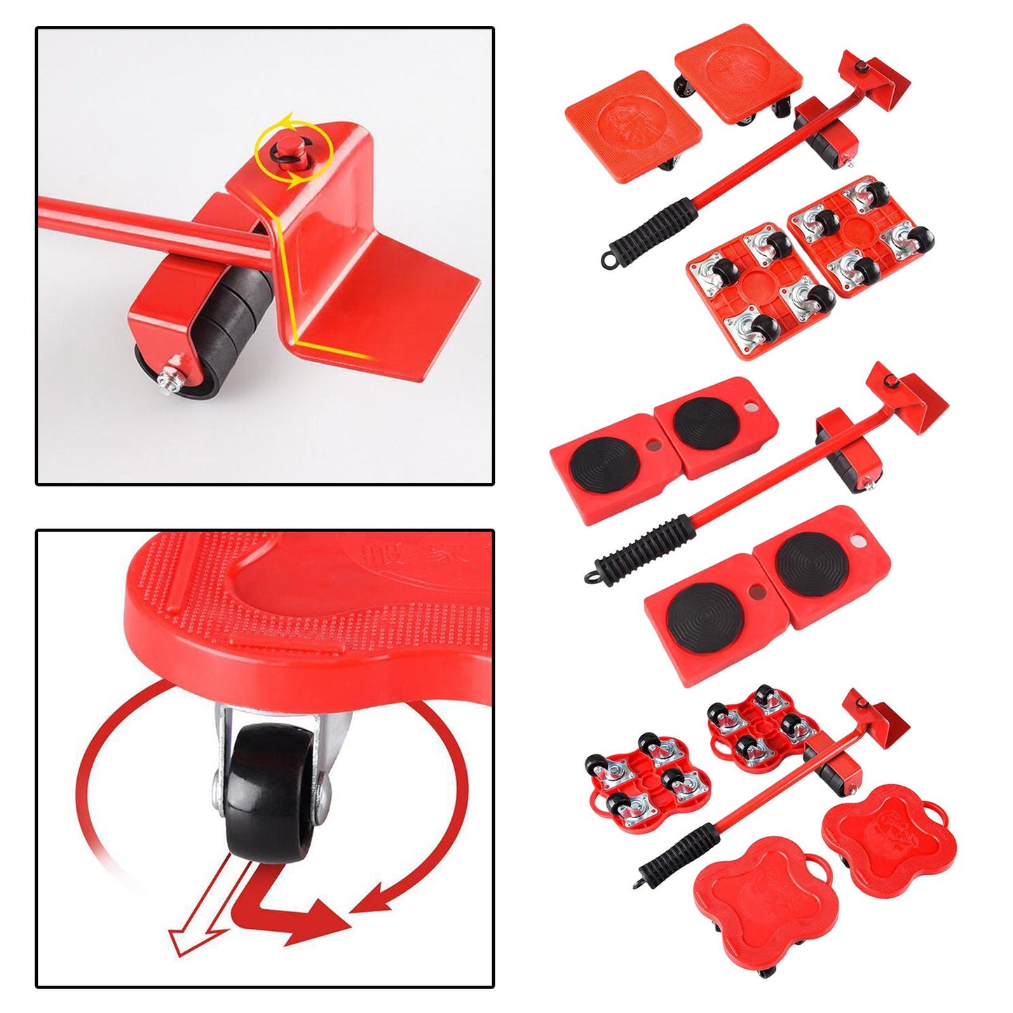 Moves Furniture Tool Furniture Lifter Heavy Stuffs Transport Remover Mover fixed wheel