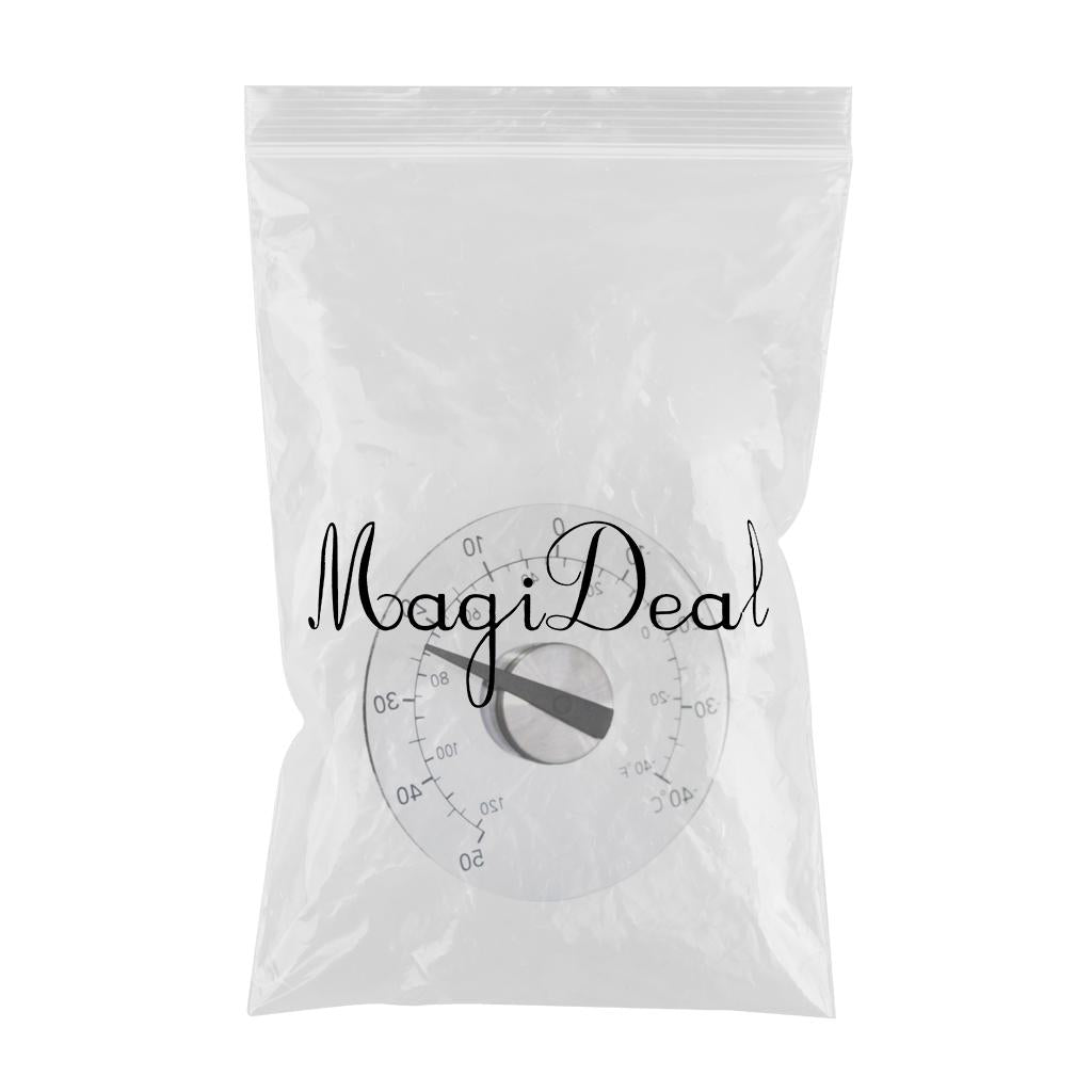 1pc Sticking On Window Thermometer Decorative for Car Wall Garden Patio Home