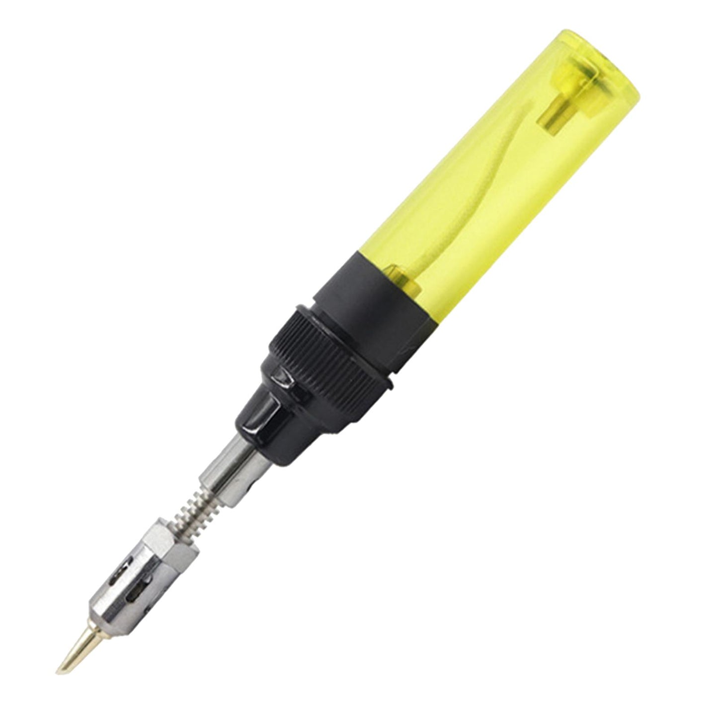Butane Gas Cordless Soldering Iron Kit Torch Heat Solder Welding Pen Yellow