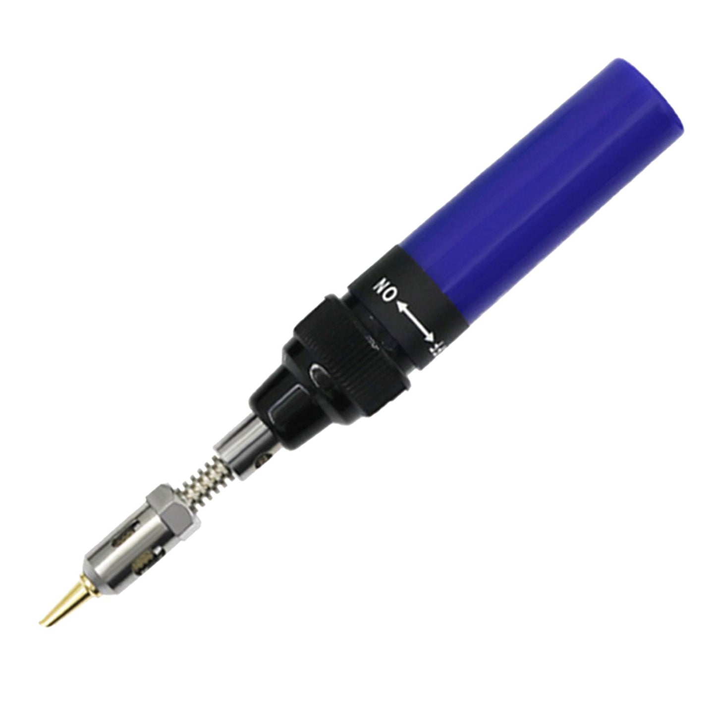 Butane Gas Cordless Soldering Iron Kit Torch Heat Solder Welding Pen Blue
