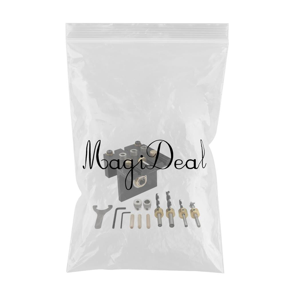 Drill Guide Sleeve Drill Punch Locator Wood Drilling silver Bushings