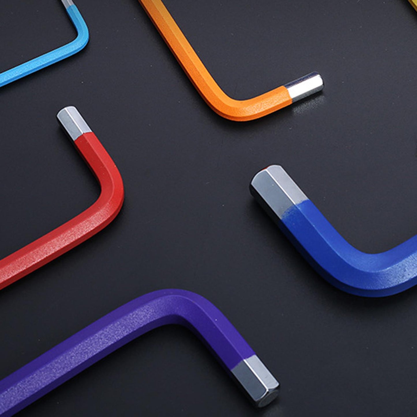 Professional Ball End Hex Key 9 Piece for Cars Bicycles Furniture Repairing ball end extra long