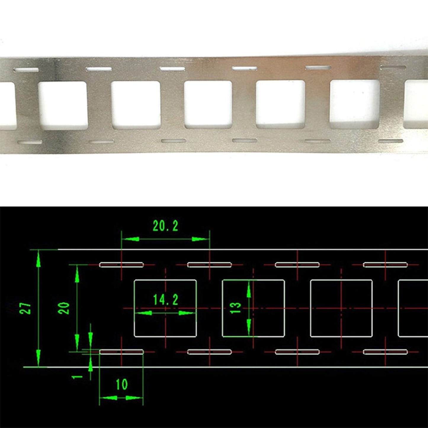 Nickel plated steel strip tape plate 1M 3.2ft 27mm for 18650 Battery Welding