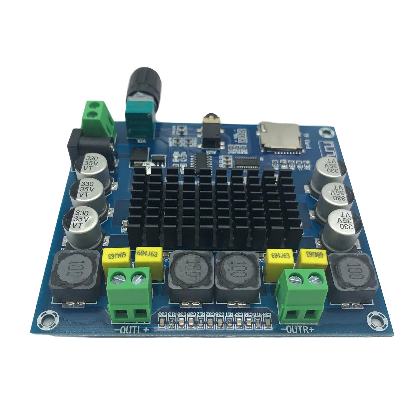 2 x 100W Two Channel Amplifier Board Digital Subwoofer for DIY Store Theater
